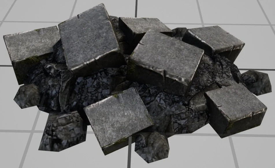 3d Model of Rubble
