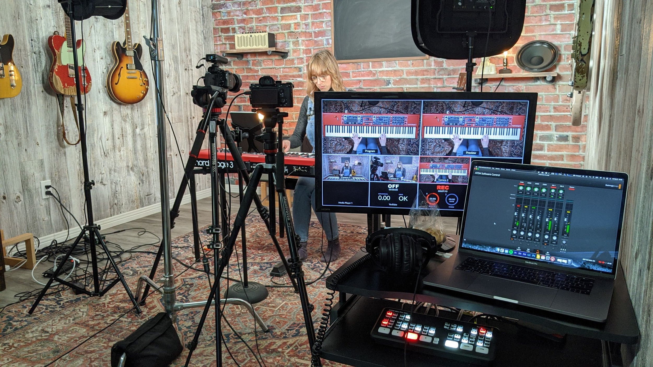 Tournage pour JeJoueDeLaMusique.net