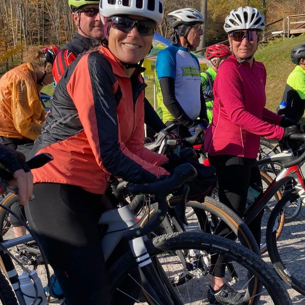 This weekend is Richard Tom Foundation's FREE Fall Gravel Ride on October 11, 2025 at Cochran's Ski Area. 
This ride serves as an annual fall wrap-up of the season and celebrates the GMBC and RTF cycling community. Help celebrate all that GMBC offer
