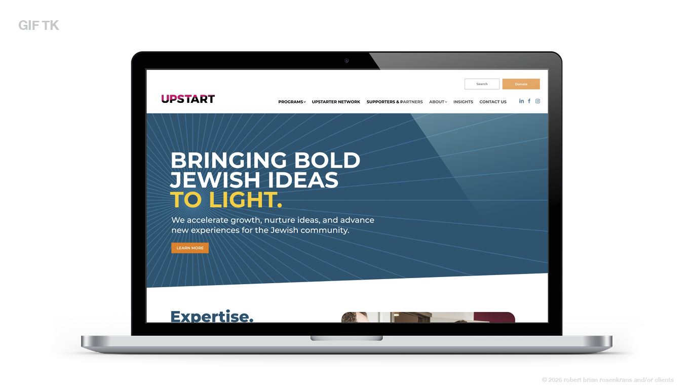 brand refresh & social — UPSTART