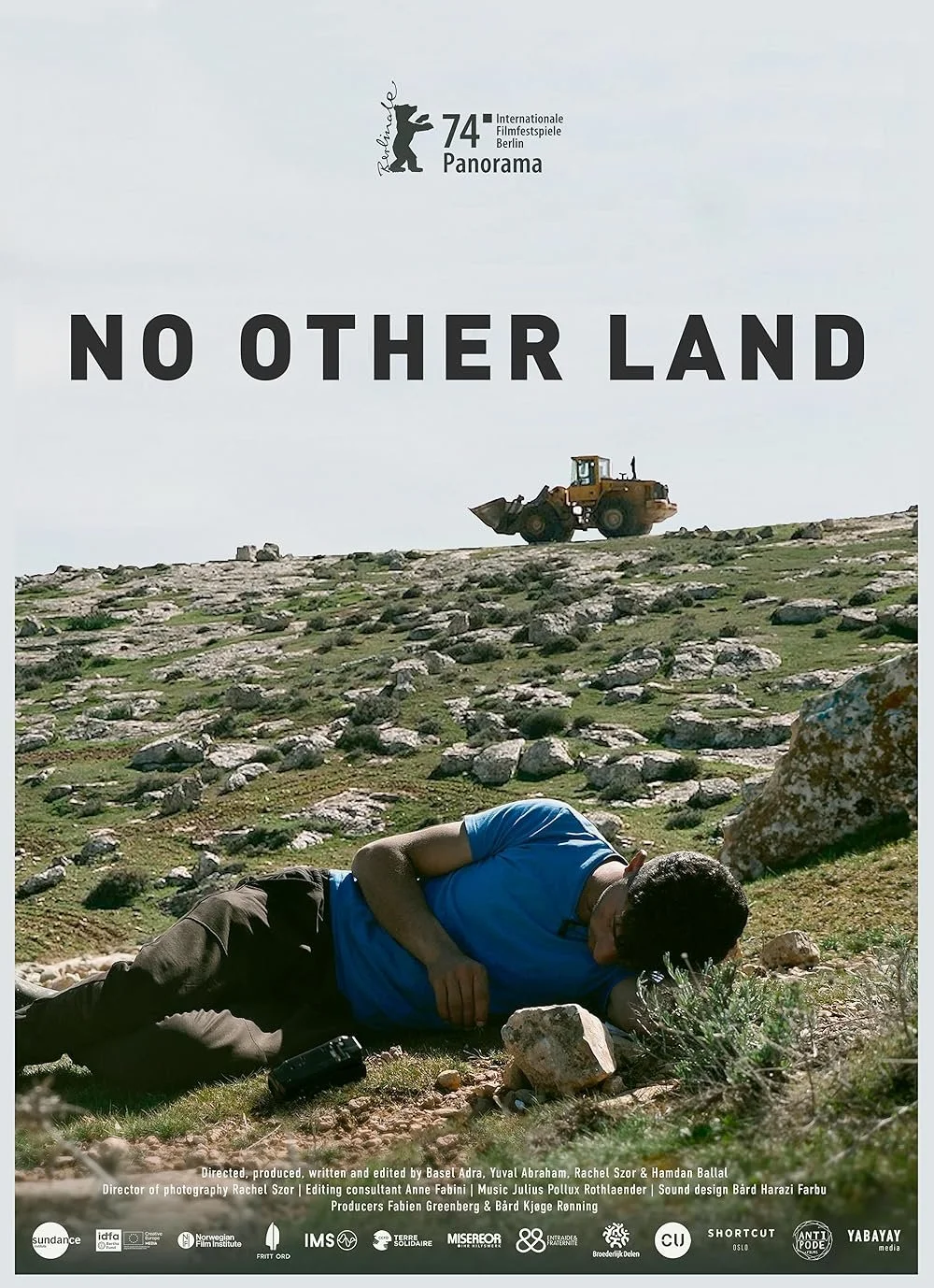 Directed by a collective of Palestinian and Israeli activists, No Other Land chronicles the resistance of the Palestinian community of Musafer Yatta in the southern West Bank to continuing violence from Israeli settlers and soldiers. Filmed over seve