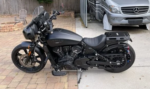 BACK IN STOCK! Indian Scout Bobber Quick Release Luggage Rack - for ...