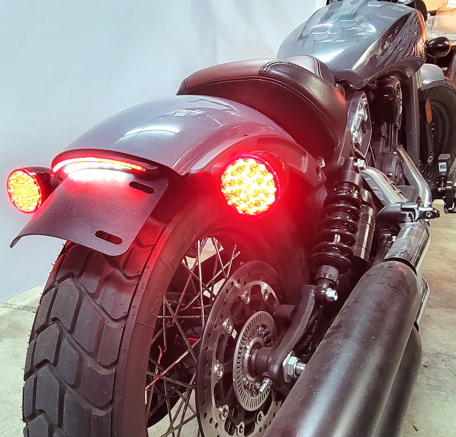 Indian Scout Bobber Taillight and License Tuck Kits Hemisphere Performance