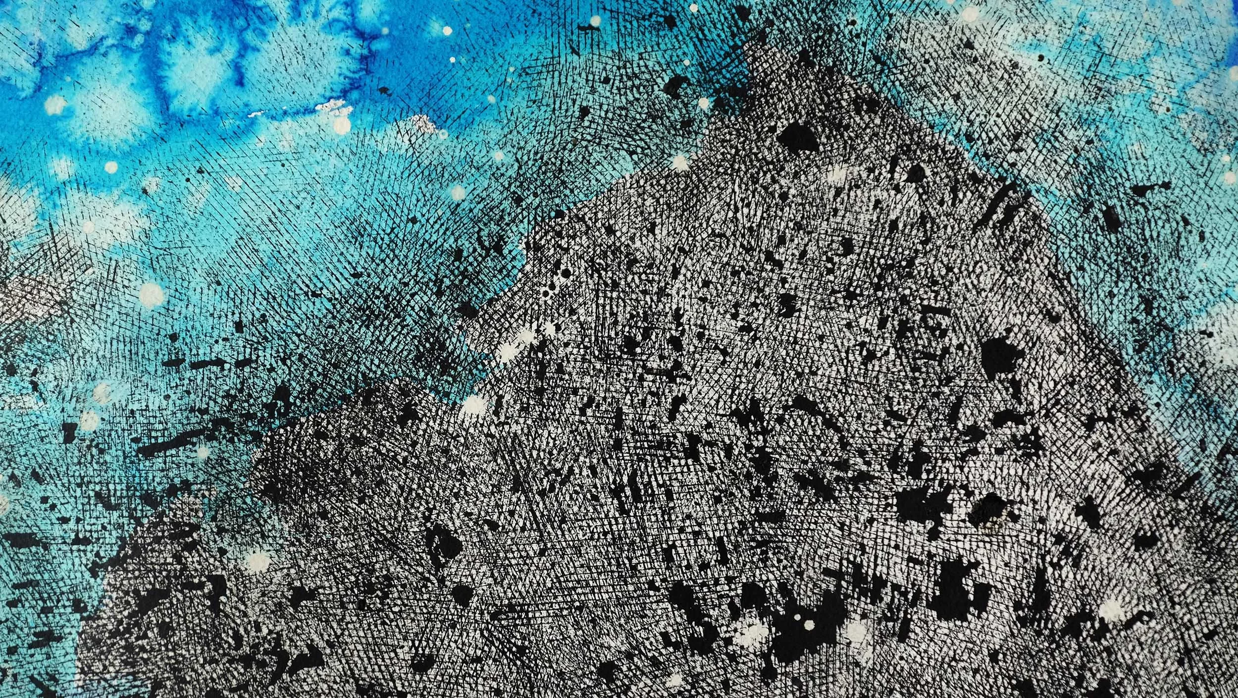 Constellation / Nébuleuse bleue / détail