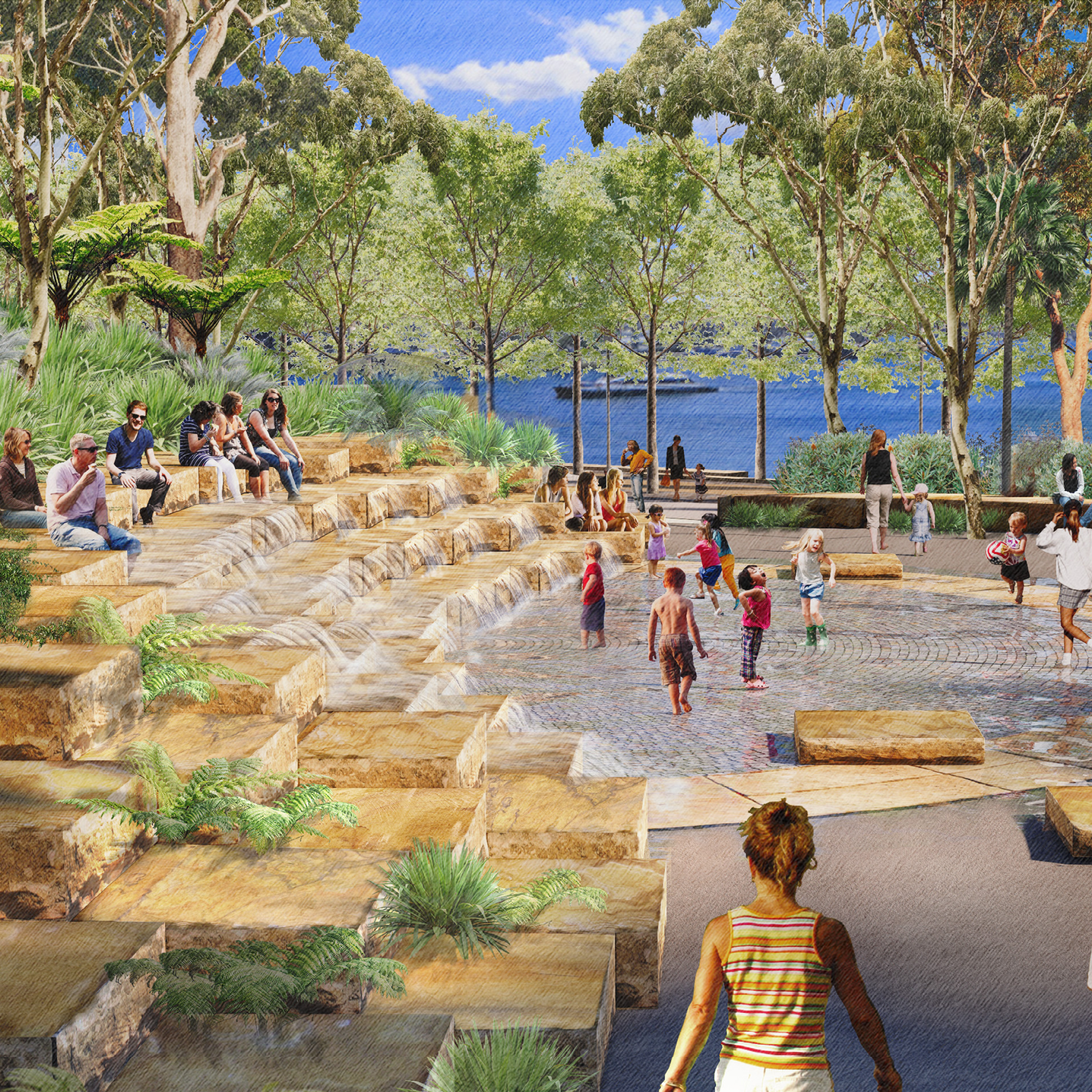 BARANGAROO CENTRAL HARBOUR PARK COMPETITION&lt;b&gt;Sydney, Australia&lt;/b&gt;