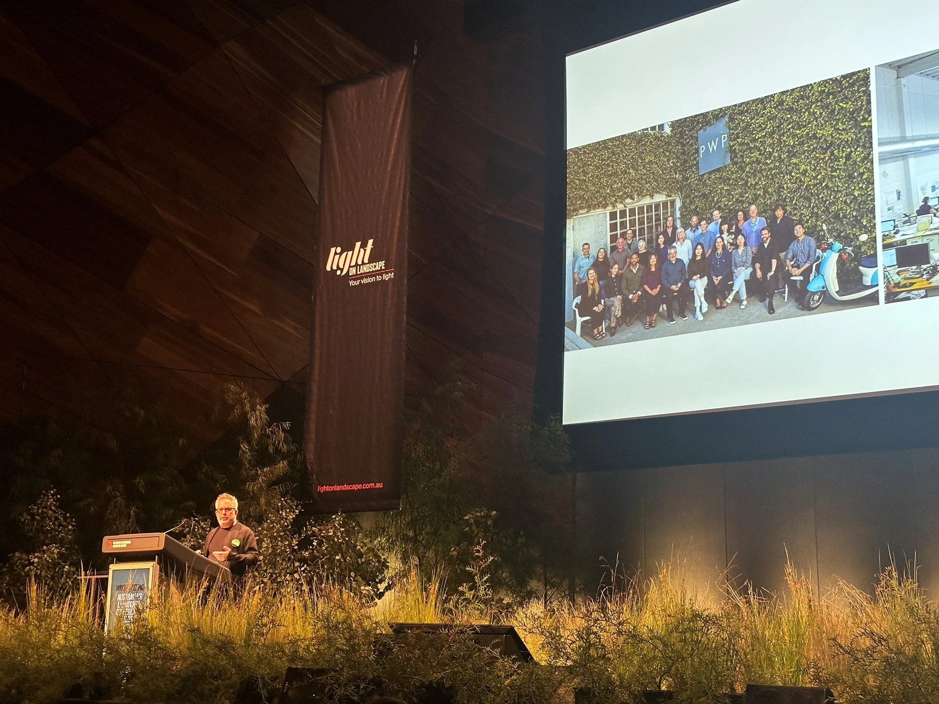 Adam spoke at @outlandishventures Australian Landscape Conference yesterday. His presentation, &quot;Living Landscape: Making Landscape Of The Urban Topography&quot; focuses on integrating landscape and urban life and bringing people into nature in u