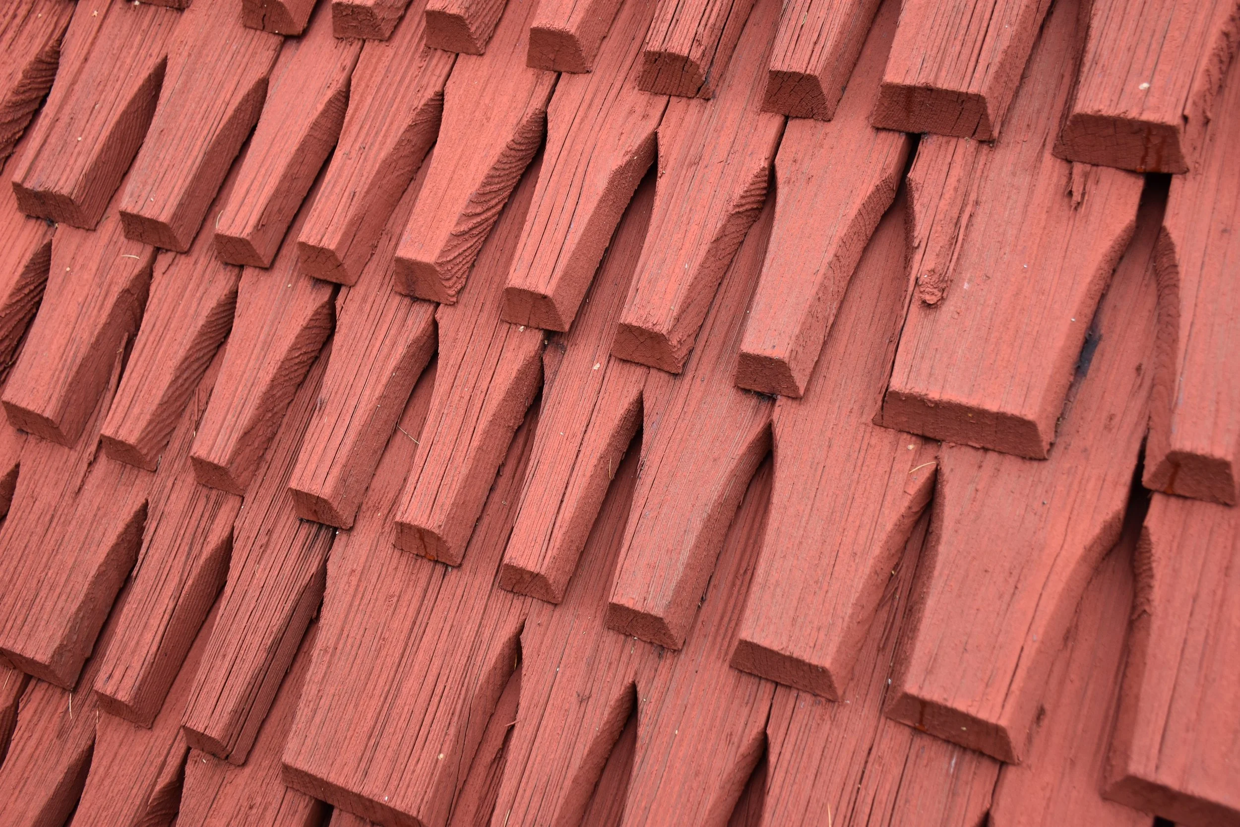 Södra takfallet på Leksands kyrka. Foto: Sanna Svensson.