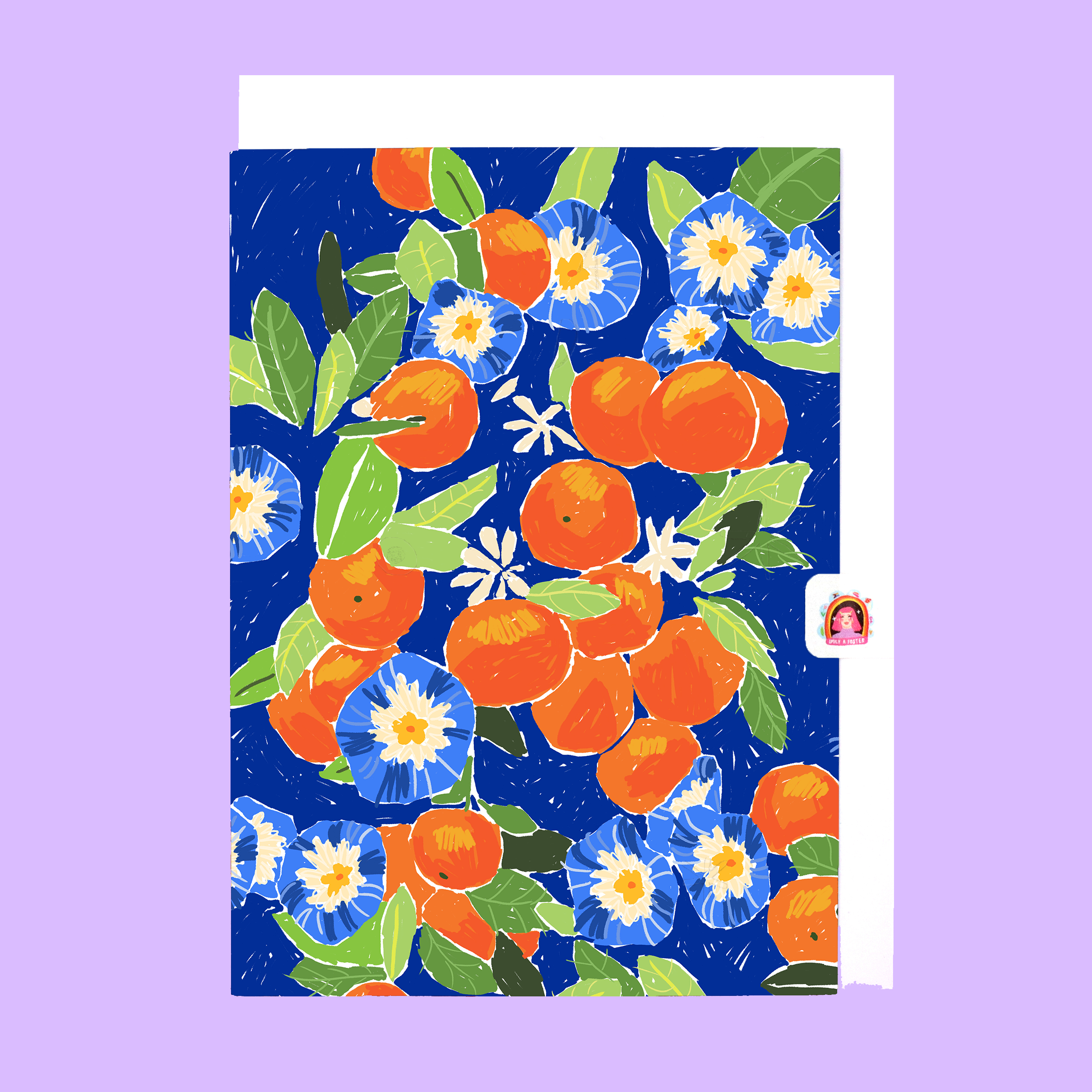 Orange Blossom Card