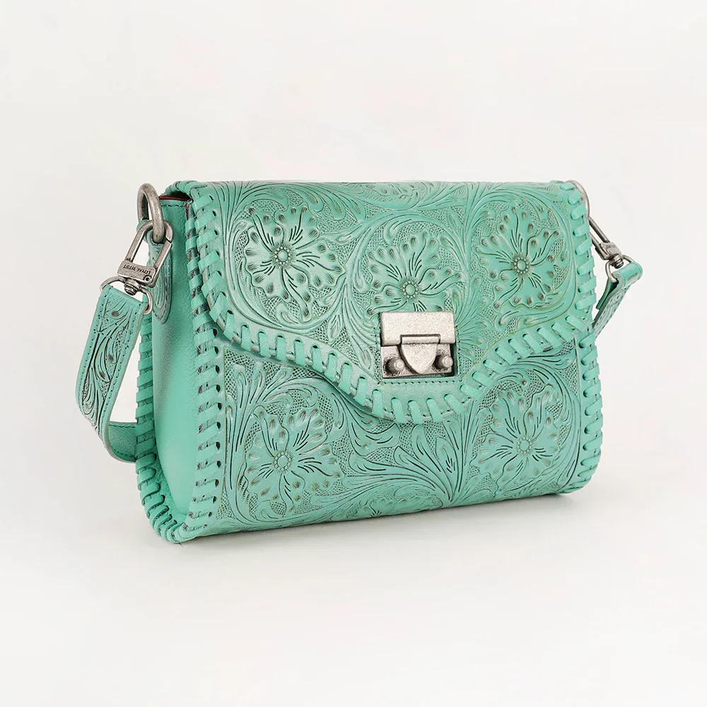 Loyal West Daisy Mini Bag Turquoise 2.webp