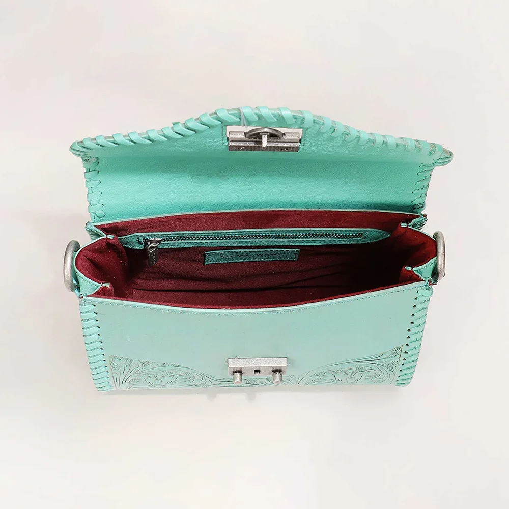Loyal West Daisy Mini Bag Turquoise 5.webp