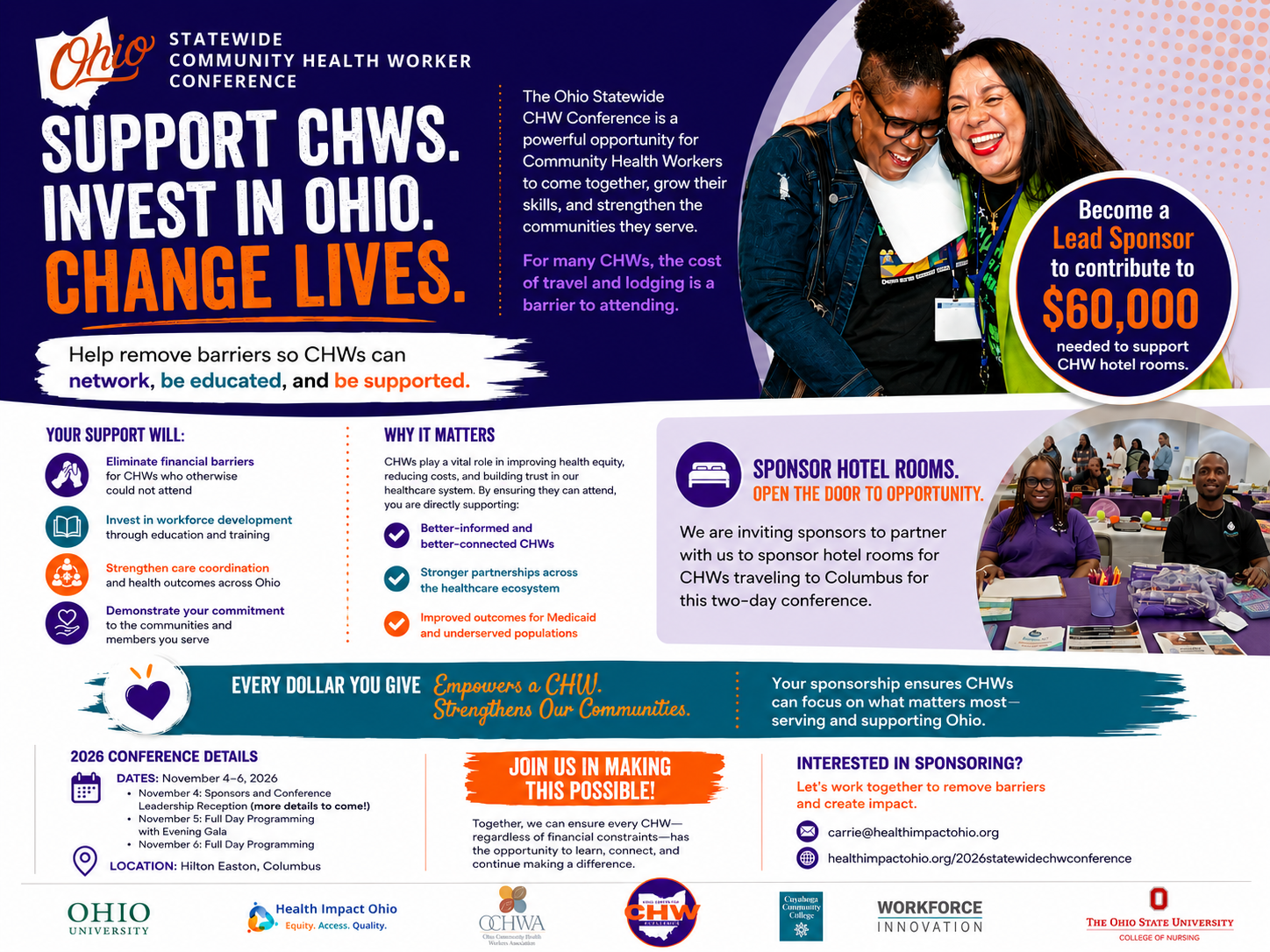 Sponsor the 2026 Ohio Statewide CHW Conference!