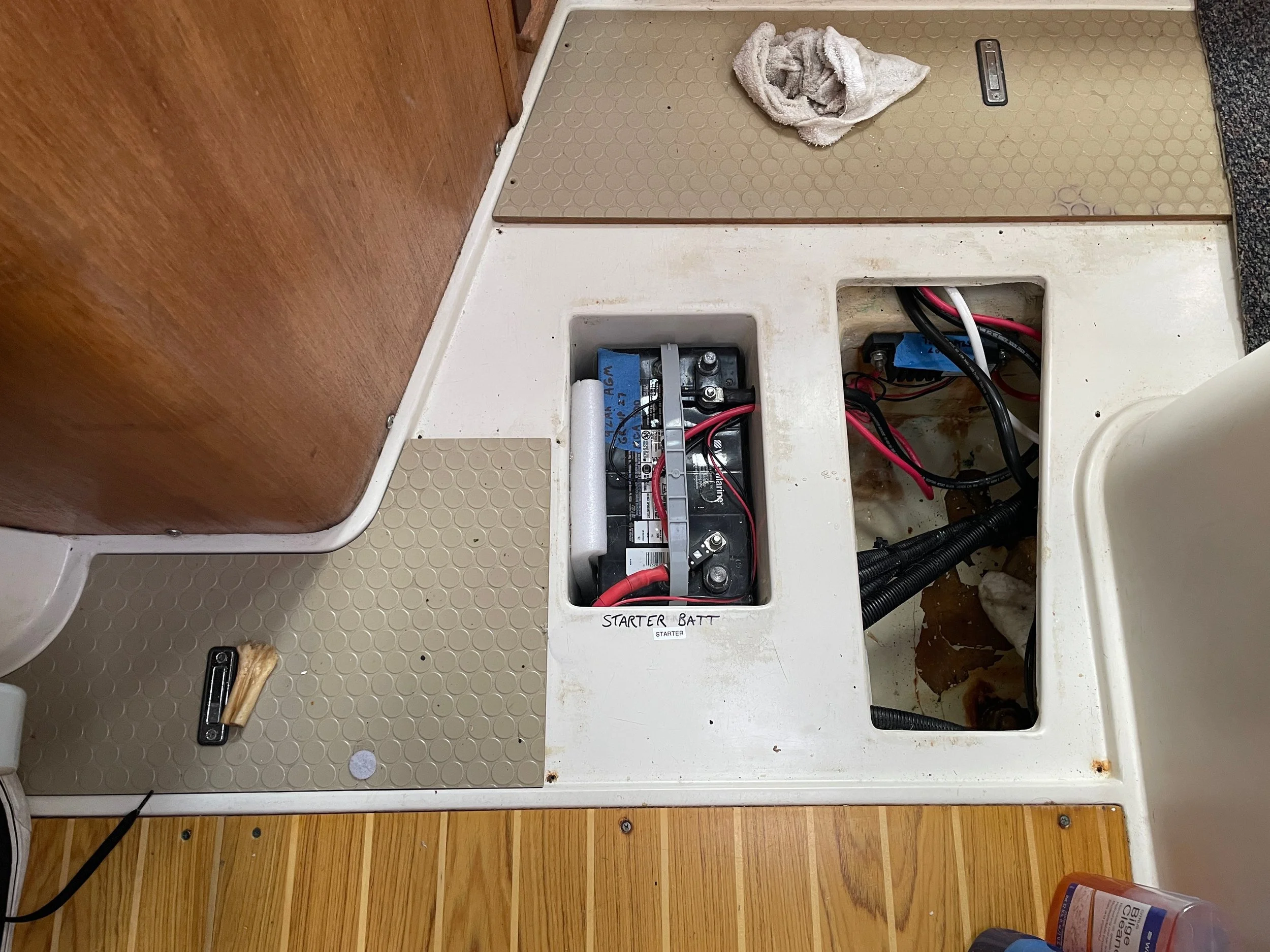 Aft bilge on the right.