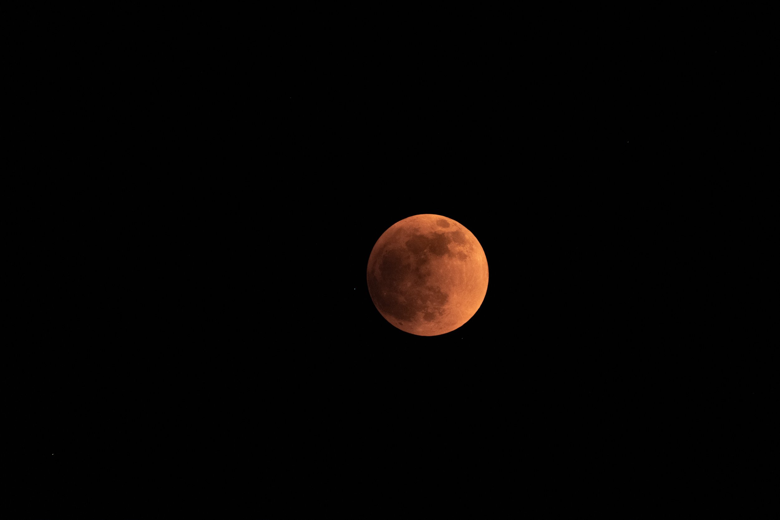  Image of the moon taken during a lunar eclipse 