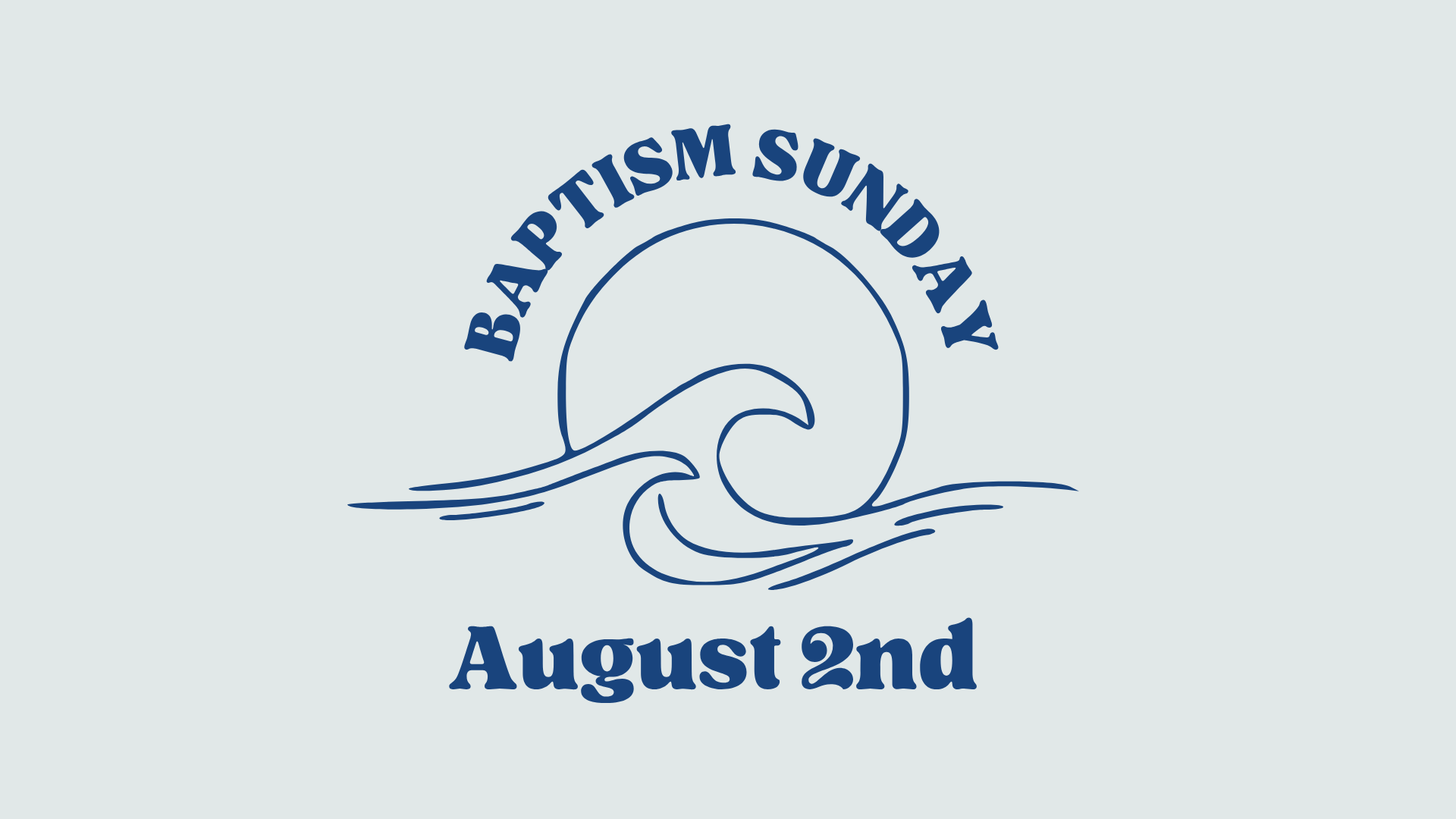 Baptism Sunday