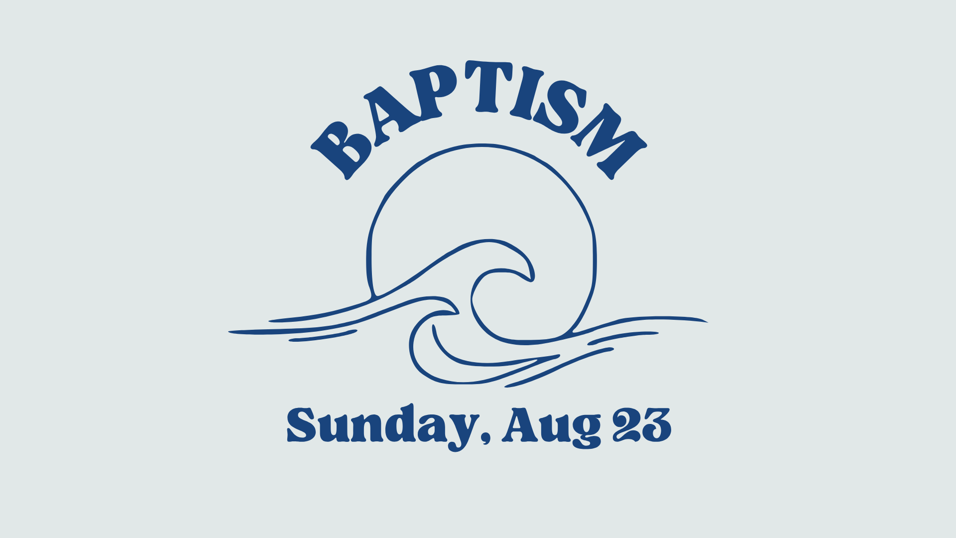 Baptism Sunday
