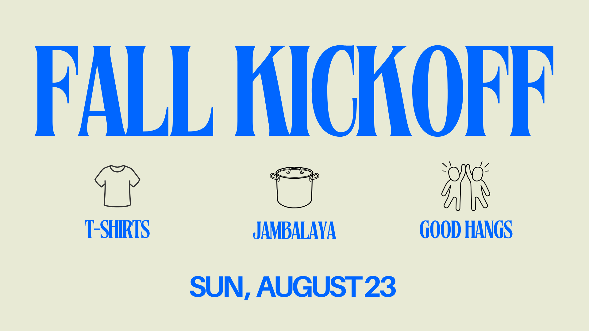 Fall Kickoff