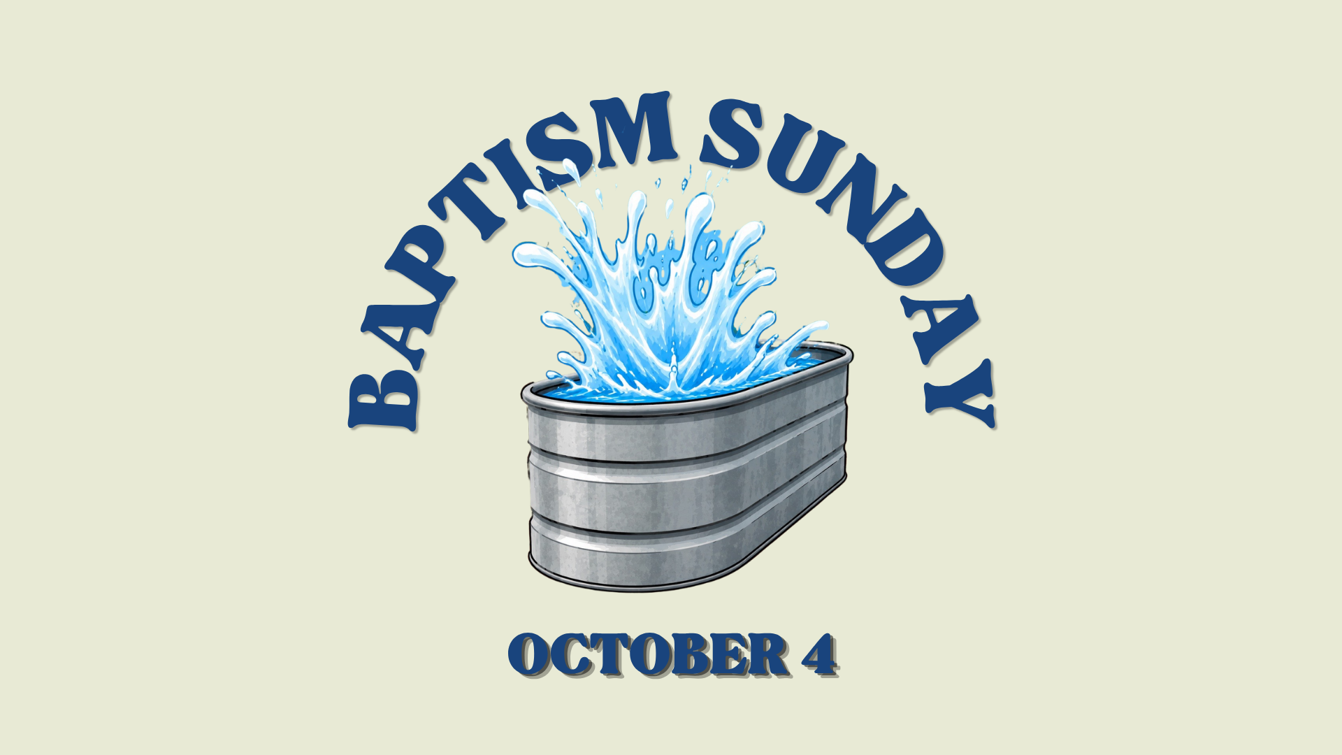 Baptism Sunday