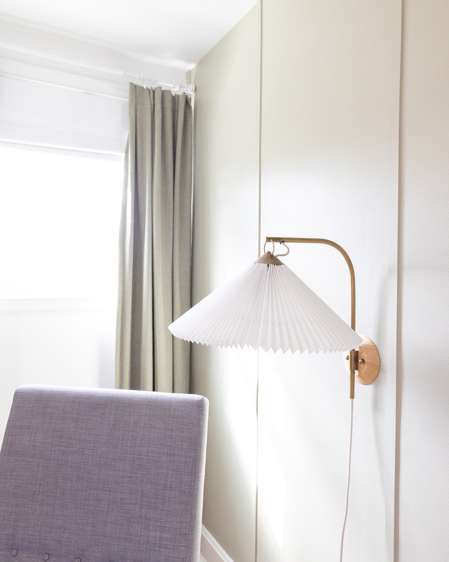 We love adding a plug in wall sconce in a room! Wall sconces instantly add a level of sophistication and make a room feel polished and custom. There are so many beautiful options these days that don't require the hassle of wiring. Doesn't this create