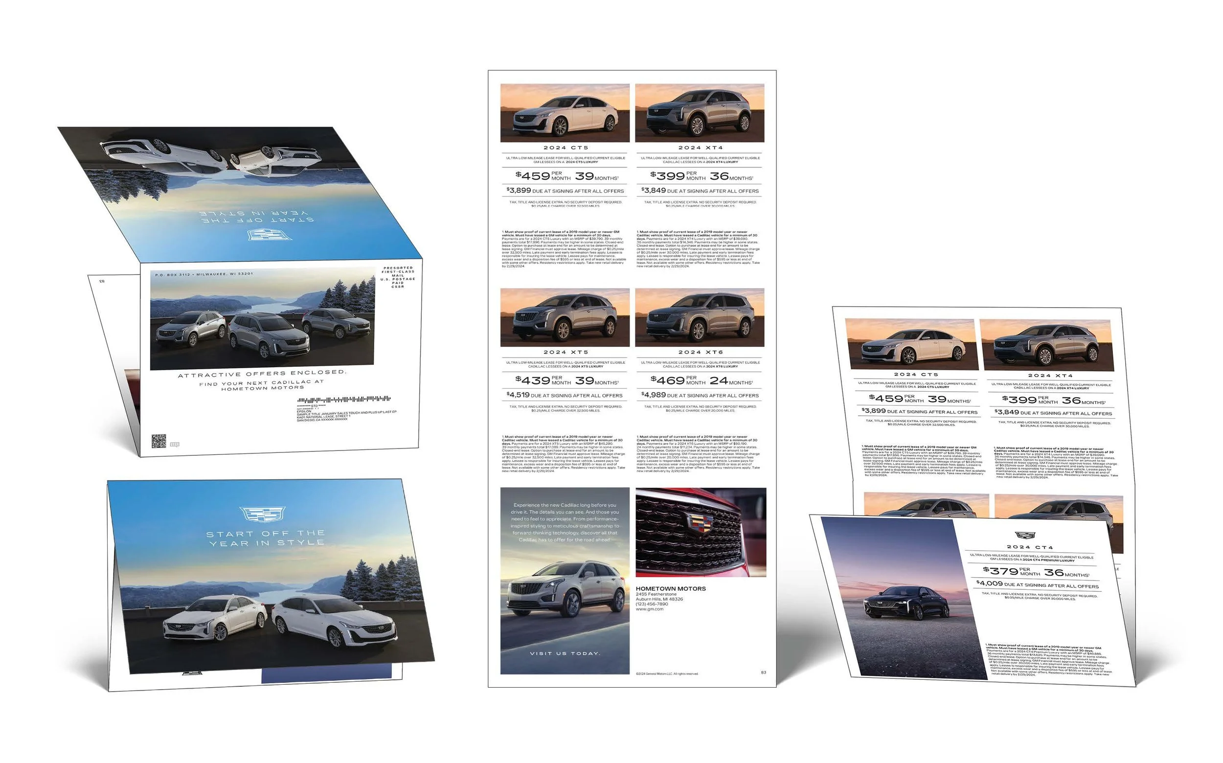 GM Sales Touch Direct Mail