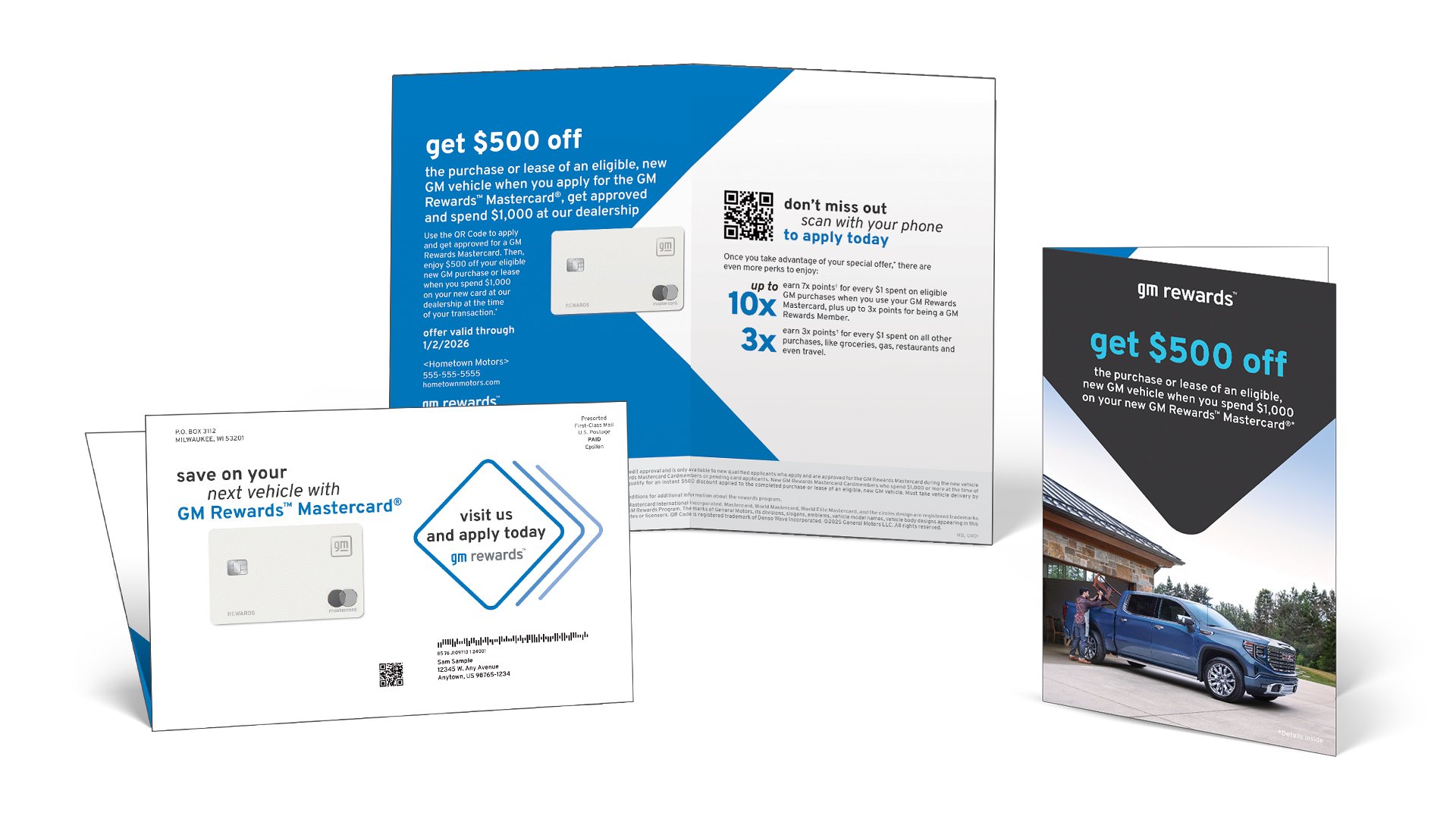 GM Rewards Direct Mail