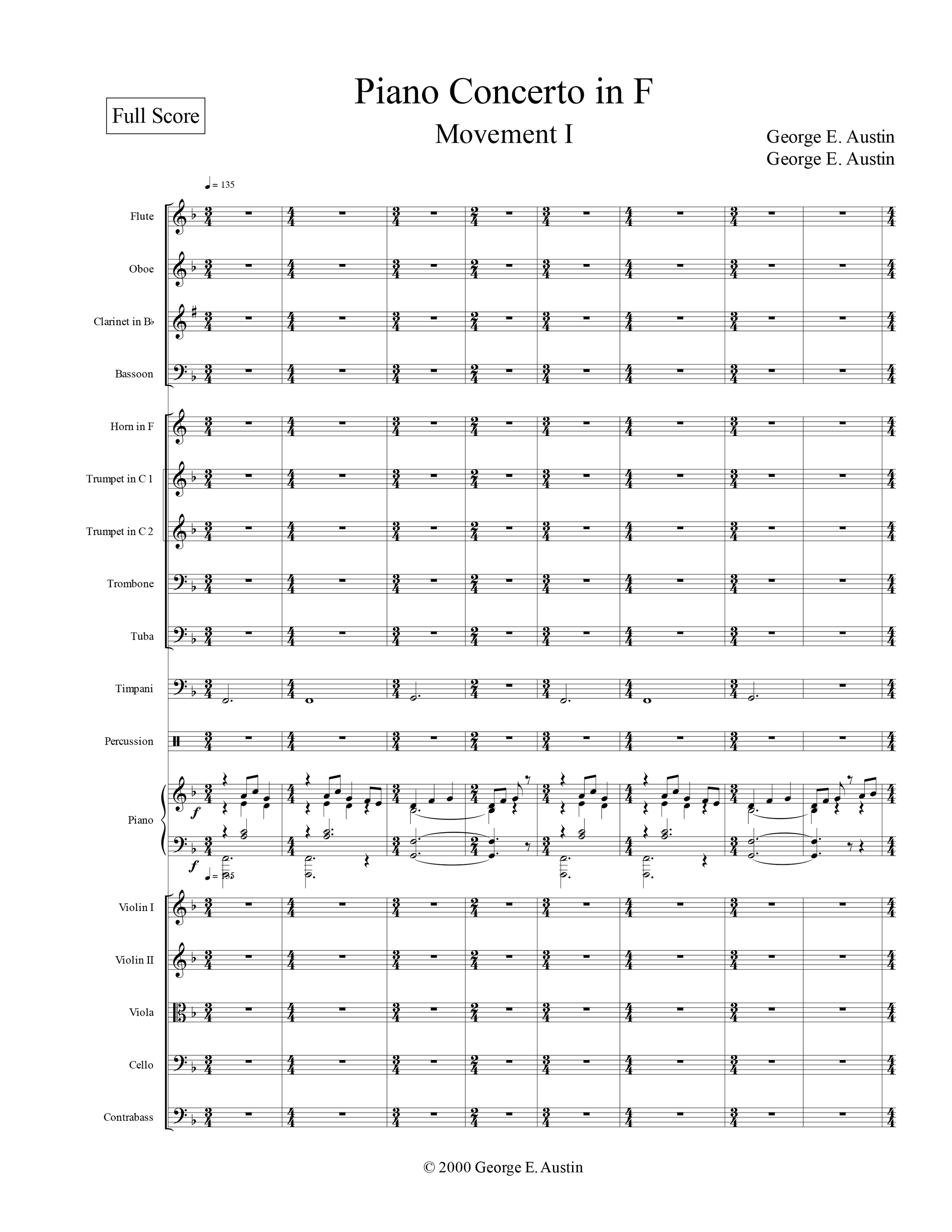 Piano Concerto in F