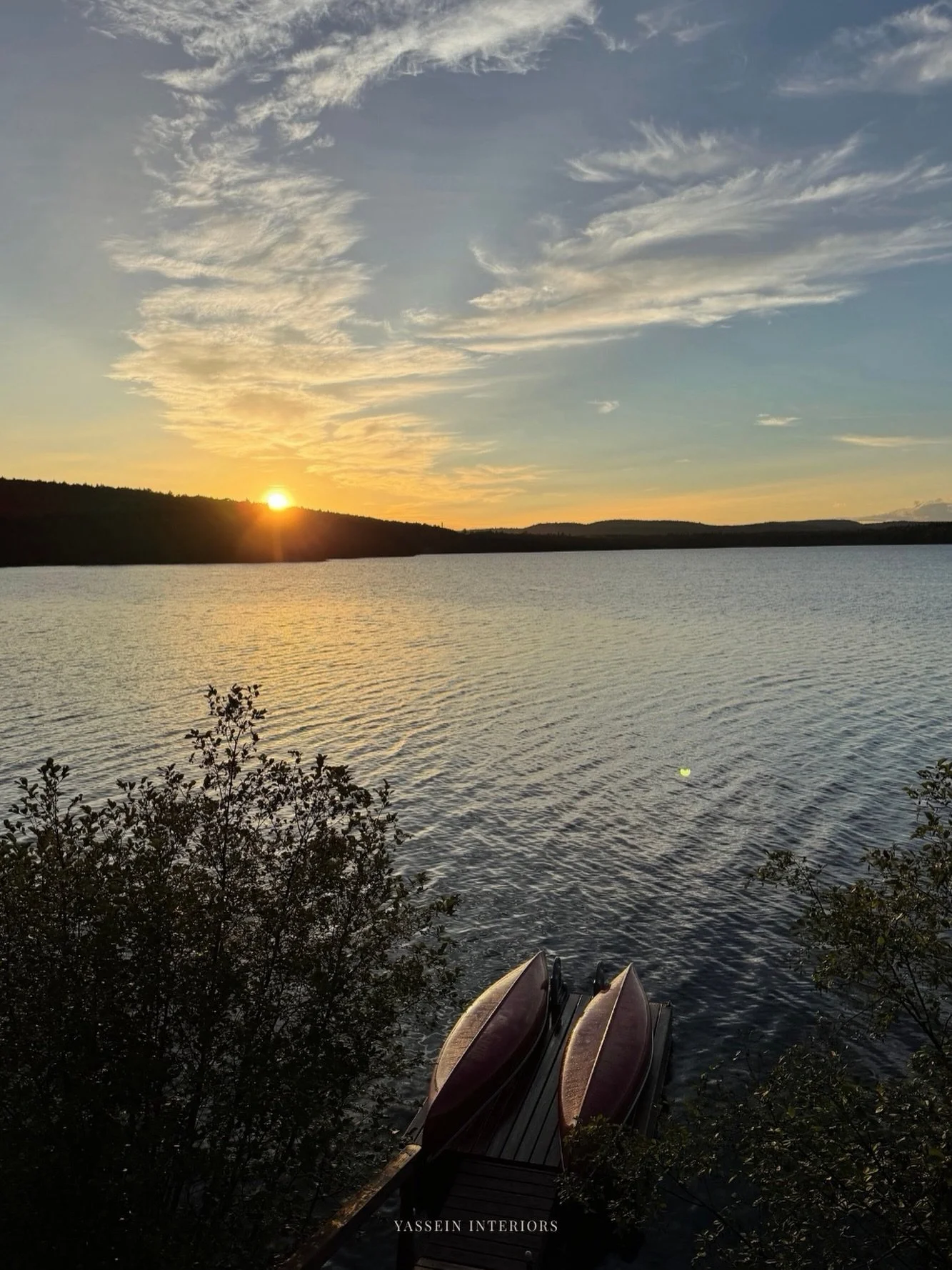 Every September I go to Algonquin.

I plan it that way because I always need it by then.

This is the palette that resets everything. The water. The sky just before dark. The quiet you can actually hear.

The homes I love most have this quality &mdas