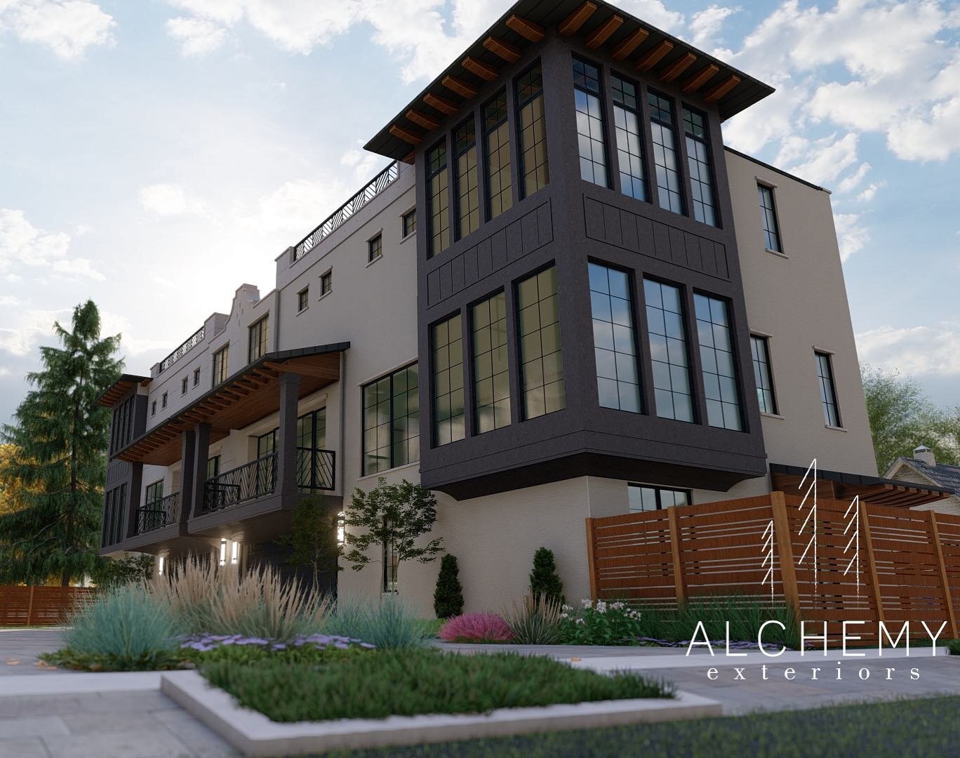 Okay this is still a rough version but @alchemy_exteriors killed this render and we couldn&rsquo;t wait to post it!!! Who&rsquo;s ready to see these in person? 2021 will be LIT🔥 #THEDOSEMARY 
Architect: @john_lively_associates Render: @alchemy_exter