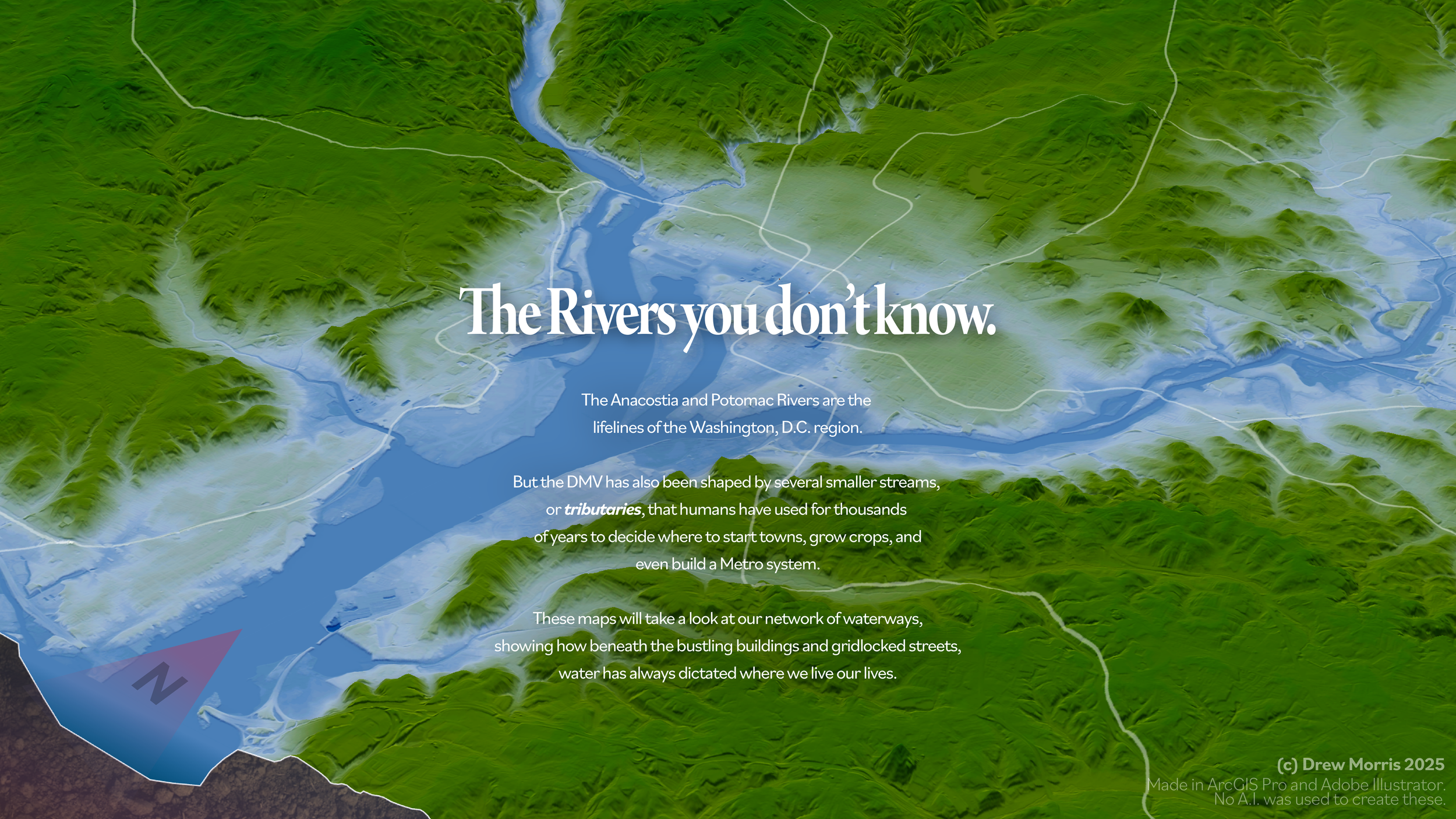 The Rivers You Don't Know (DMV Hydrography)
