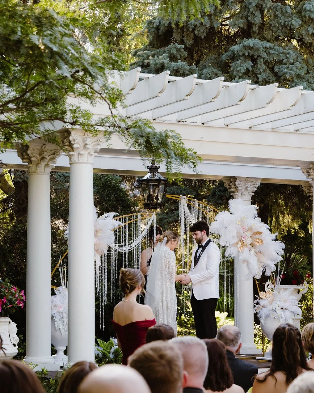 This preview doesn&rsquo;t do Shannon and Drew&rsquo;s wedding justice. It&rsquo;s hard to sum up a full sensory experience from start to finish in only a few slides. With an iconic gown, details for days, and the absolute joy that radiated through t