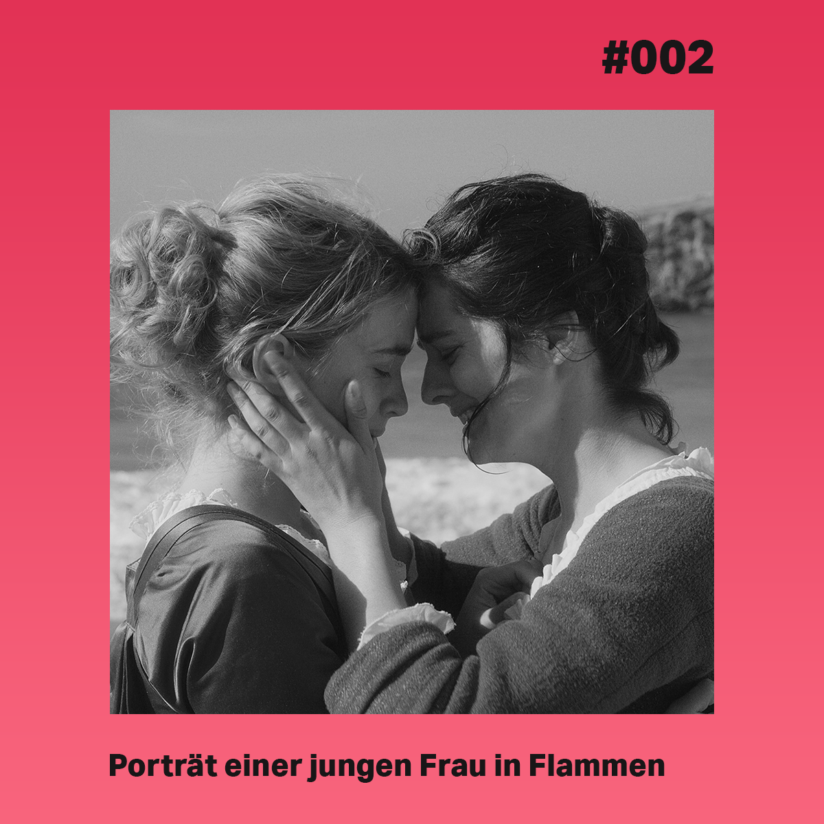 #002 - Porträt einer jungen Frau in Flammen
