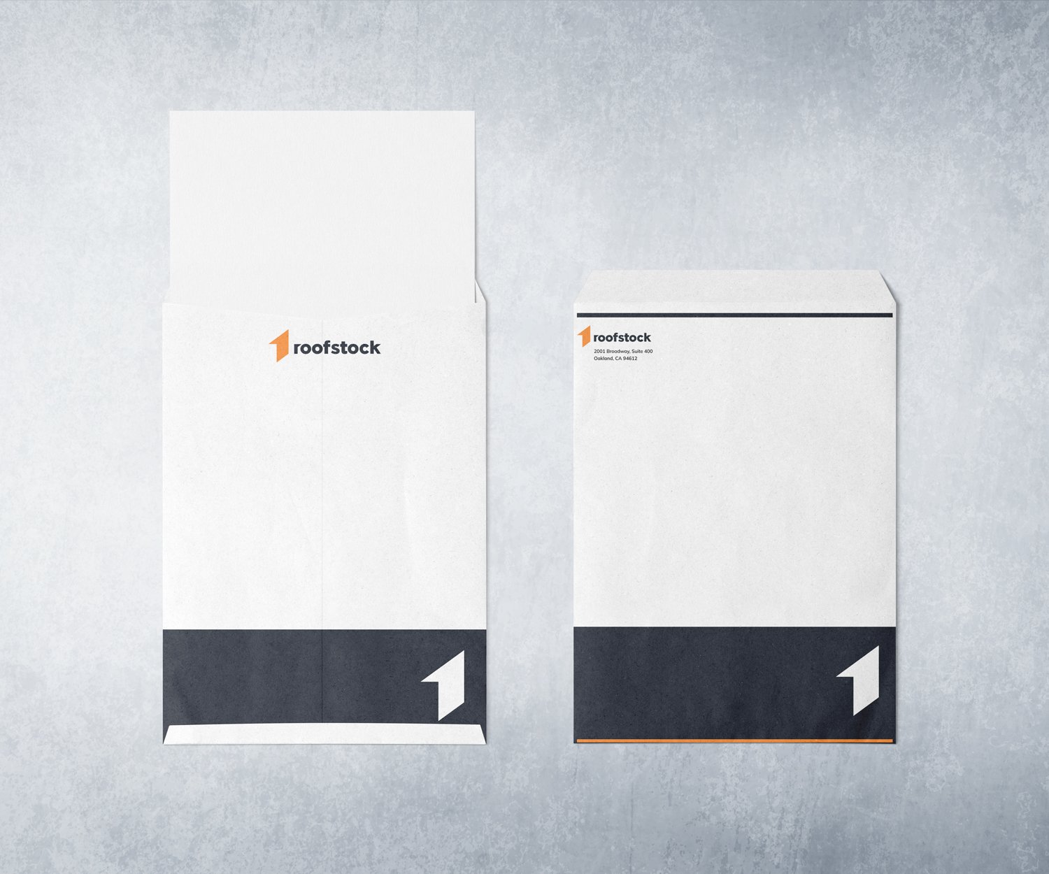 Roofstock stationery redesign