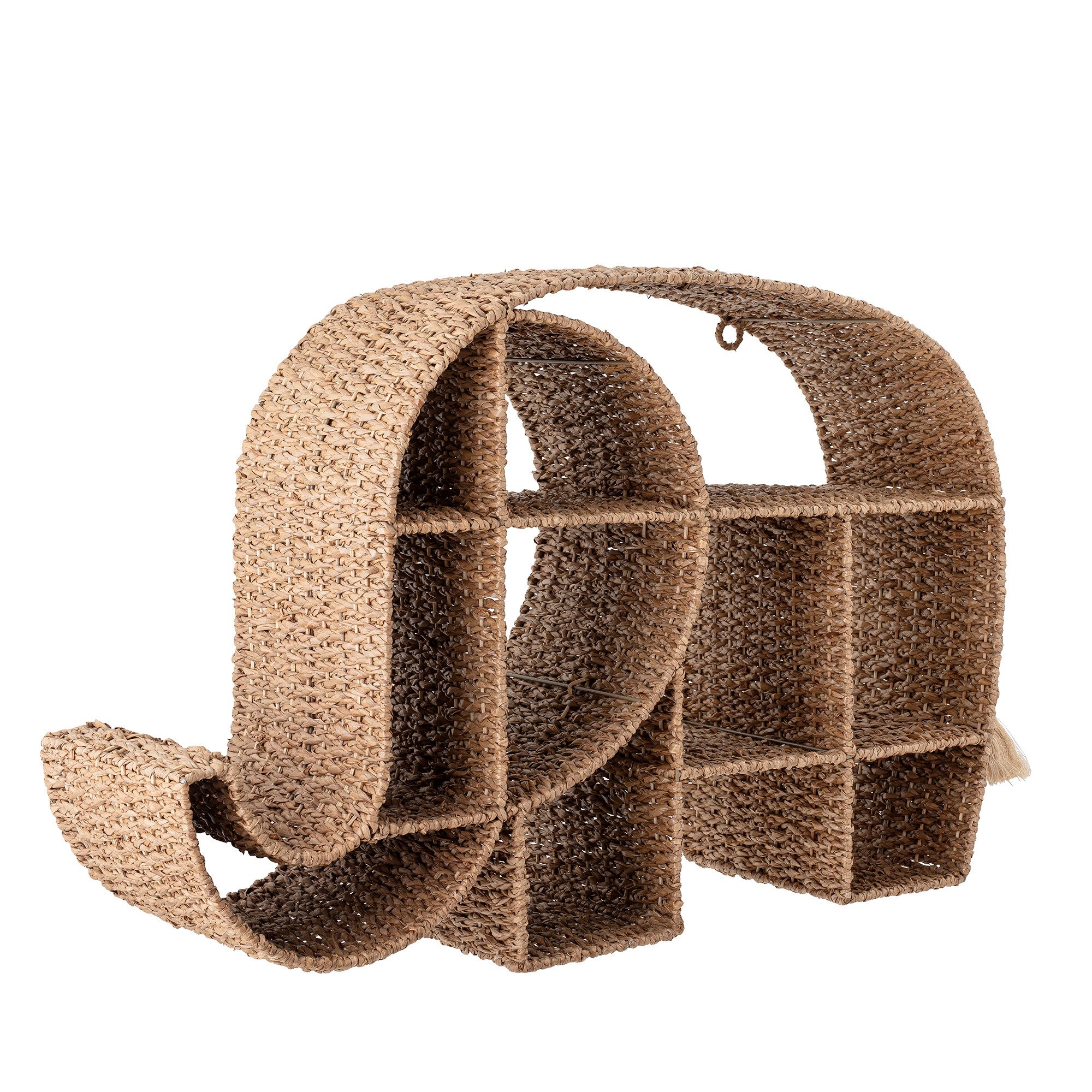 Elmar Bookcase - Natural, Bankuan Grass