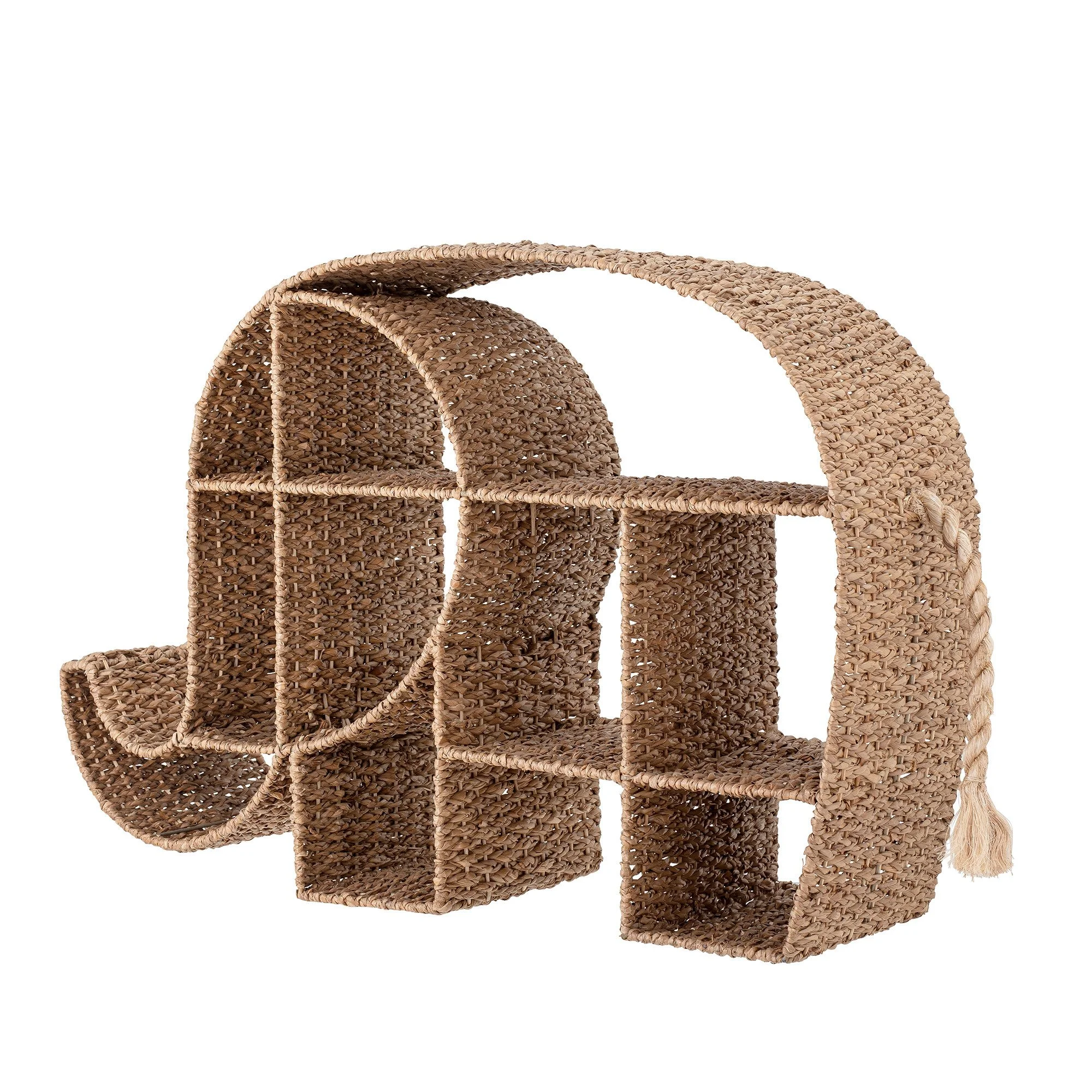 Elmar Bookcase - Natural, Bankuan Grass