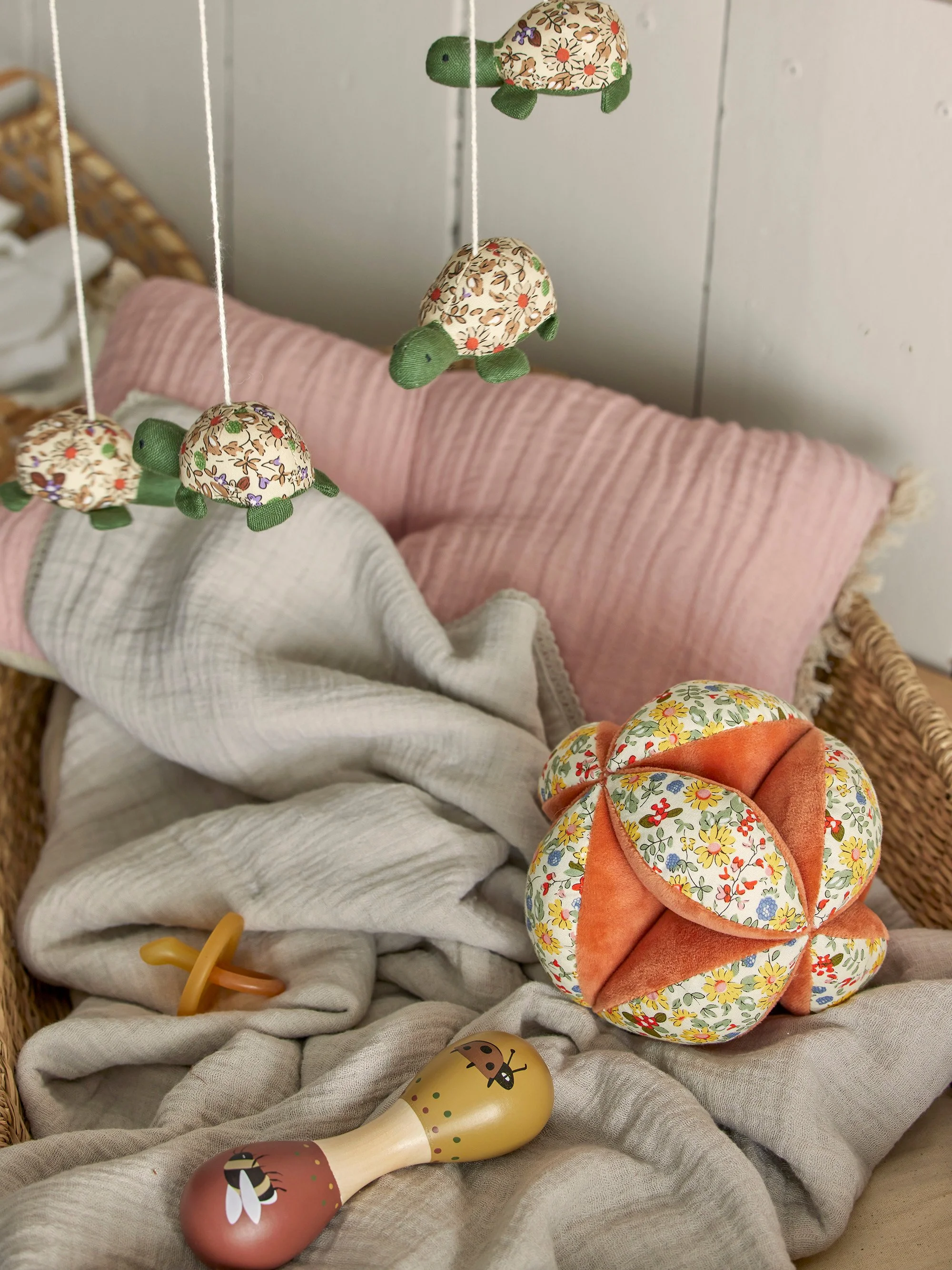 Adita Cushion - Rose, Cotton