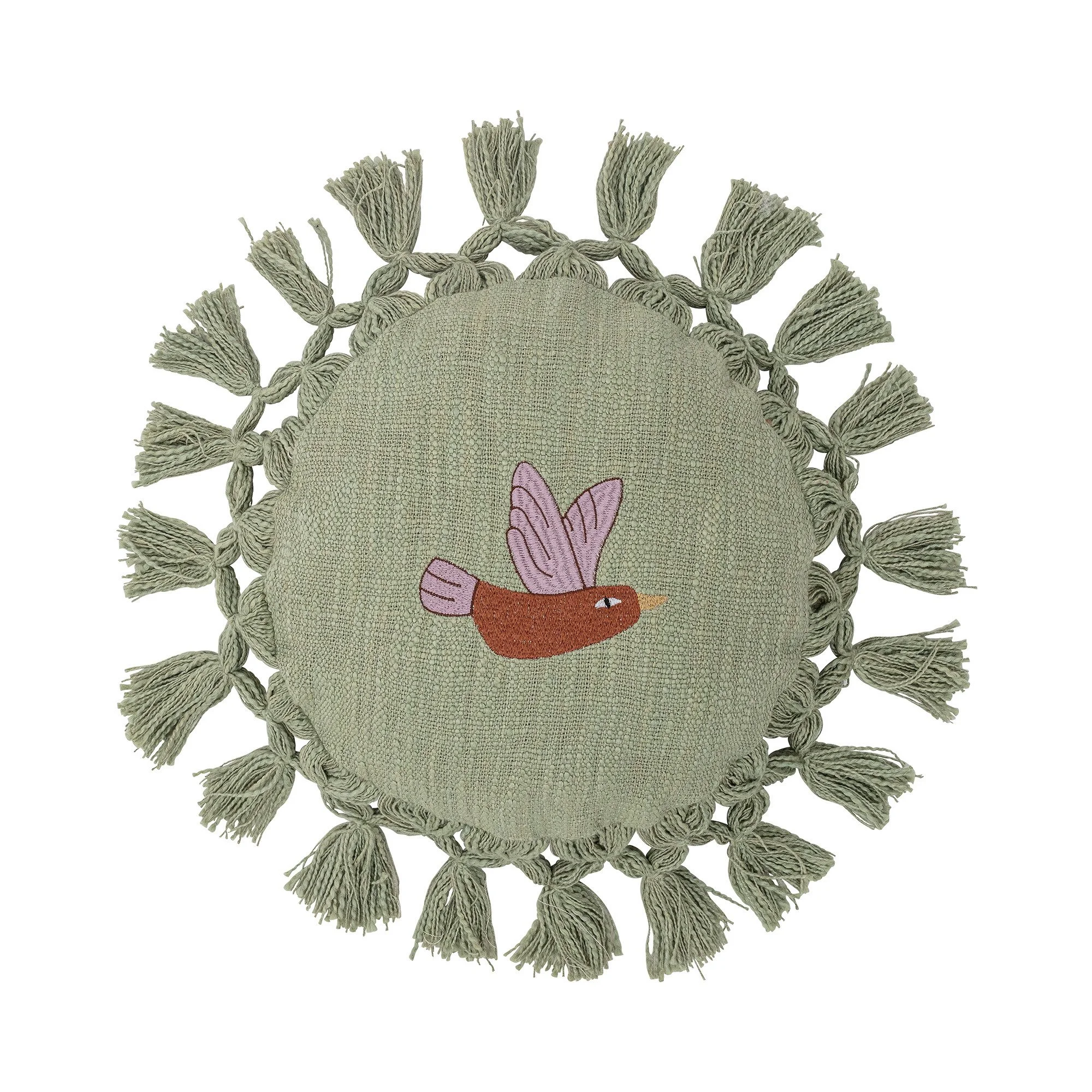 Elinna Cushion - Green, Cotton