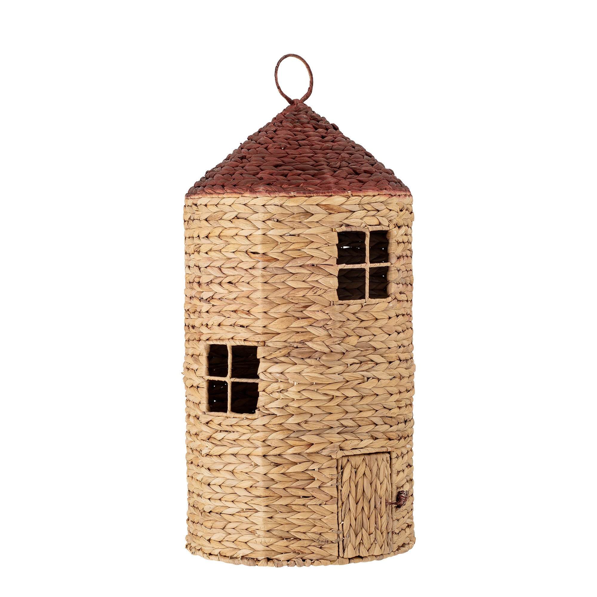 Linas Basket With Lid - Nature, Water Hyacinth