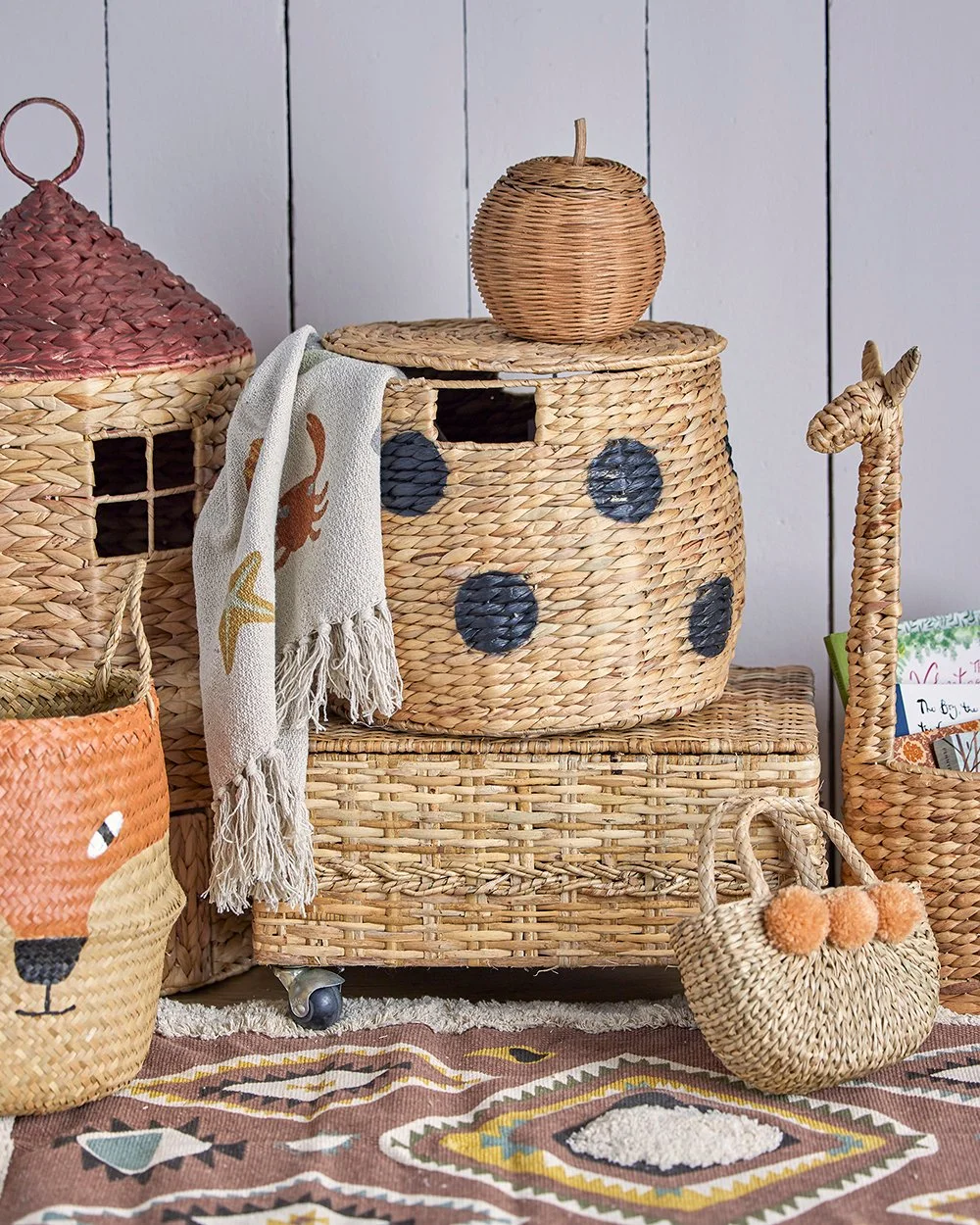 Dinne Basket - Natural, Water Hyacinth