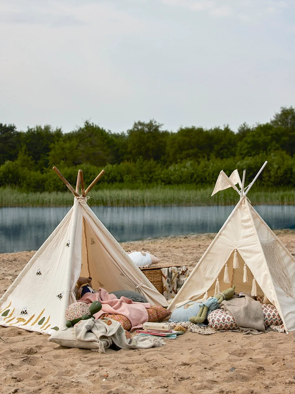 Millo Childrens Tipi - Natural Cotton