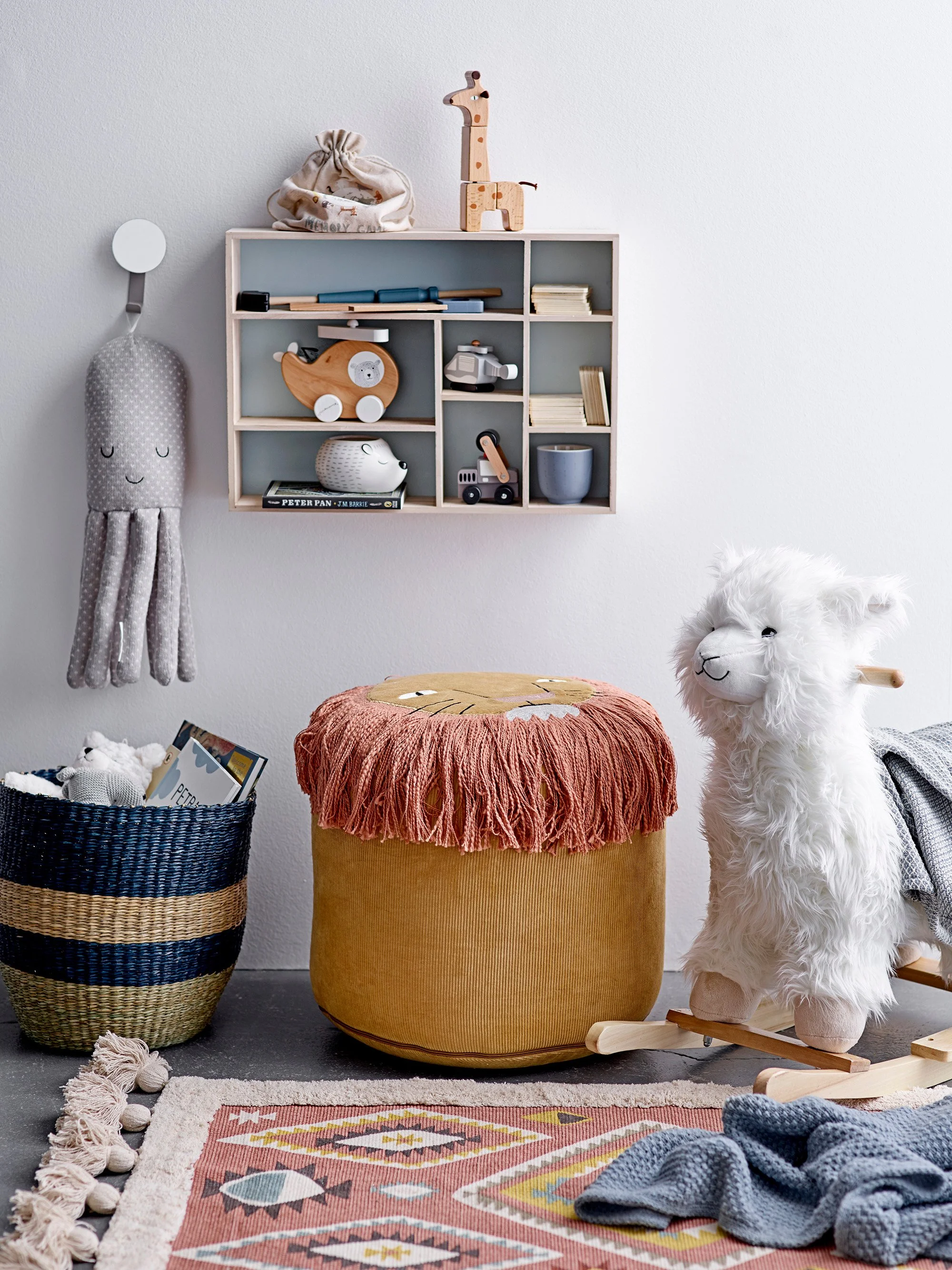 Kinto Rocking Toy - Lama, White