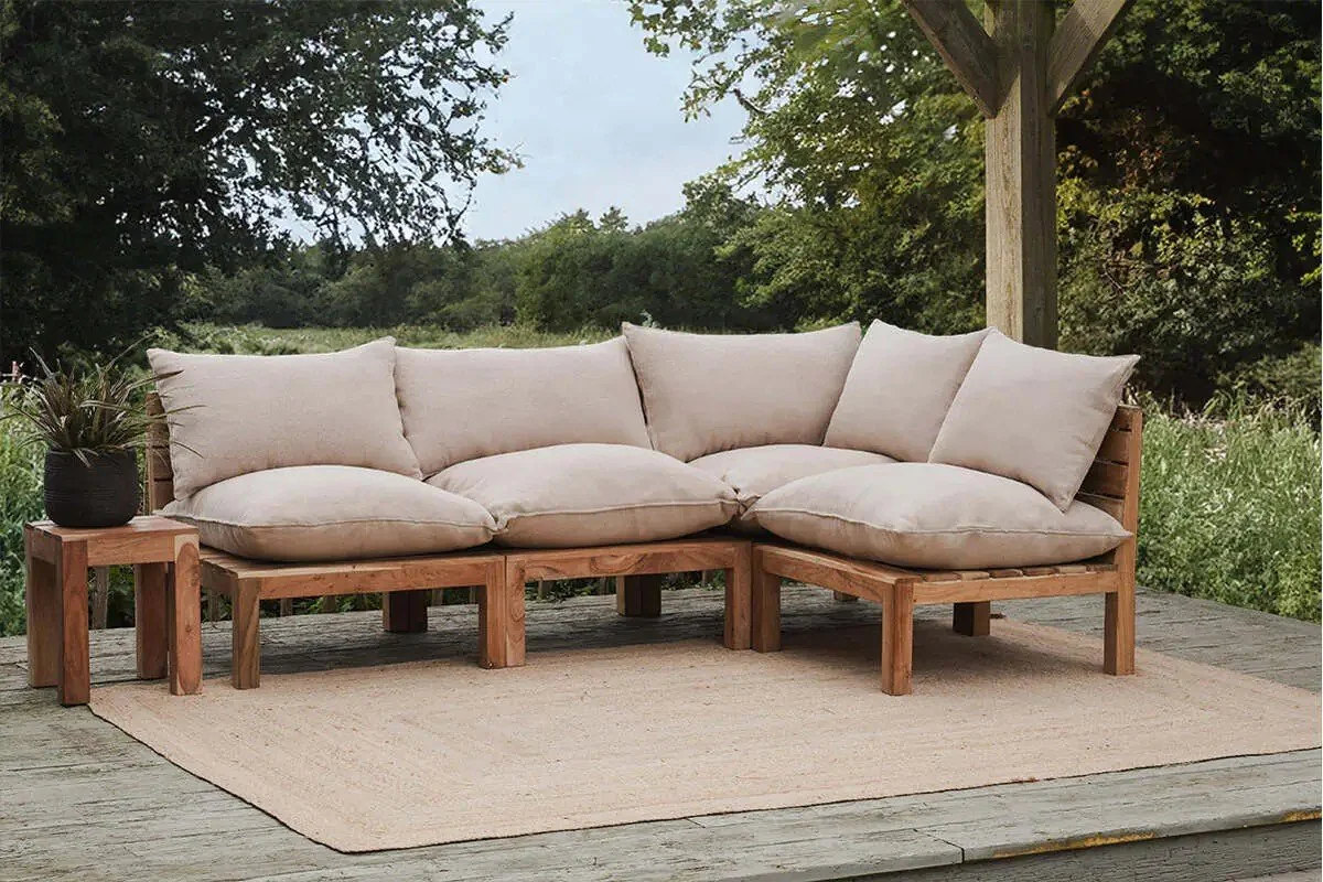 Outdoor Sofas in Sustainable Mango Wood
