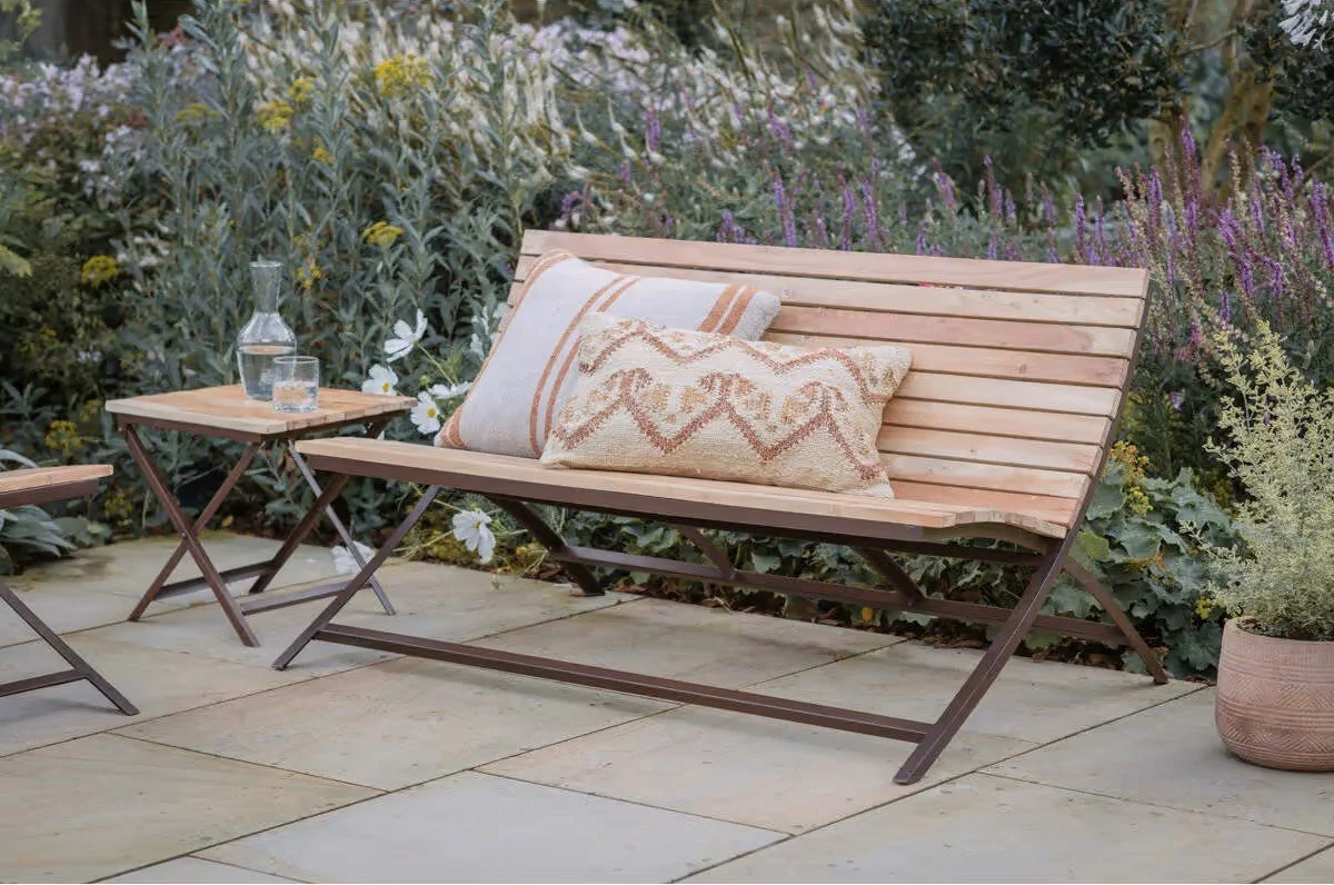 Soft Outdoor Cushions in Earthy Tones