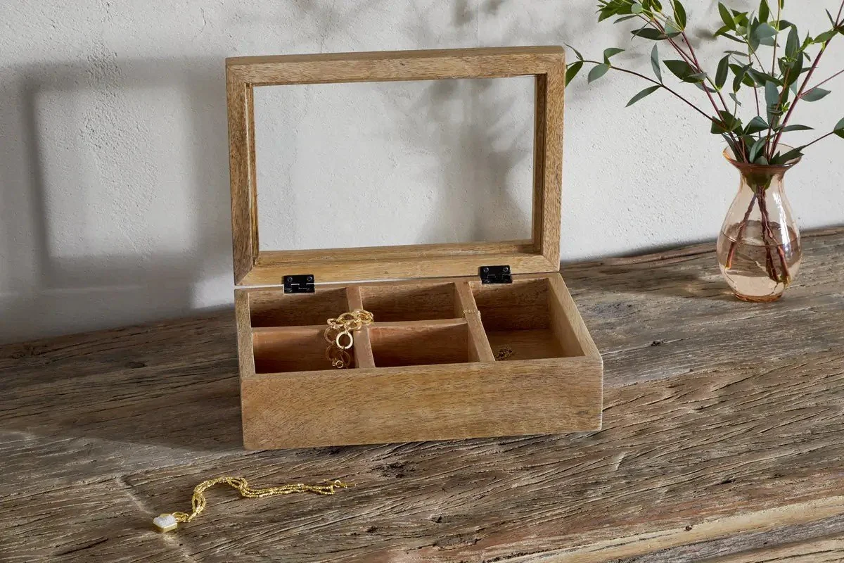 MANGO WOOD JEWELLERY BOX