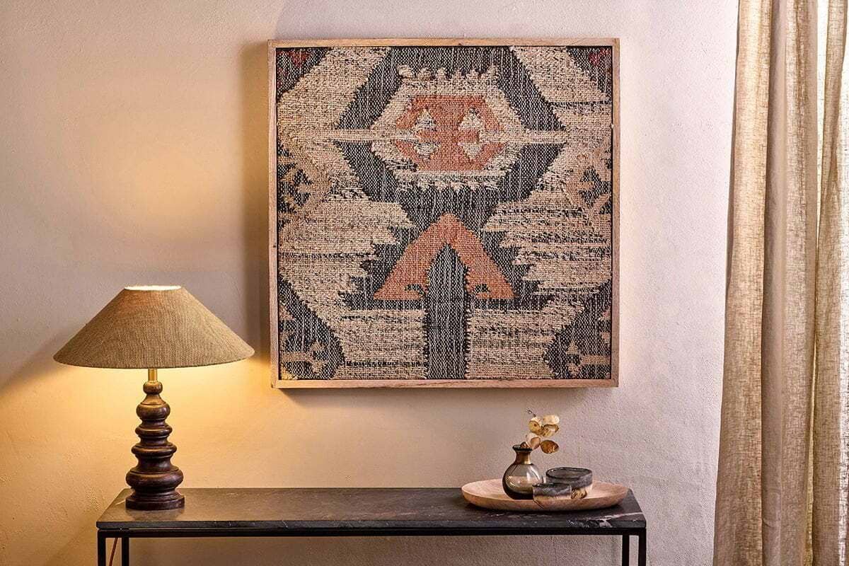 SUSTAINABLE JUTE HANDWOVEN ARTWORK