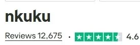 Screenshot of a review summary showing 12,675 reviews with a 4.6-star rating