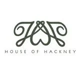 Logo of House of Hackney featuring a decorative, symmetrical design with ornate swirls and the text 'HOUSE OF HACKNEY' beneath it.