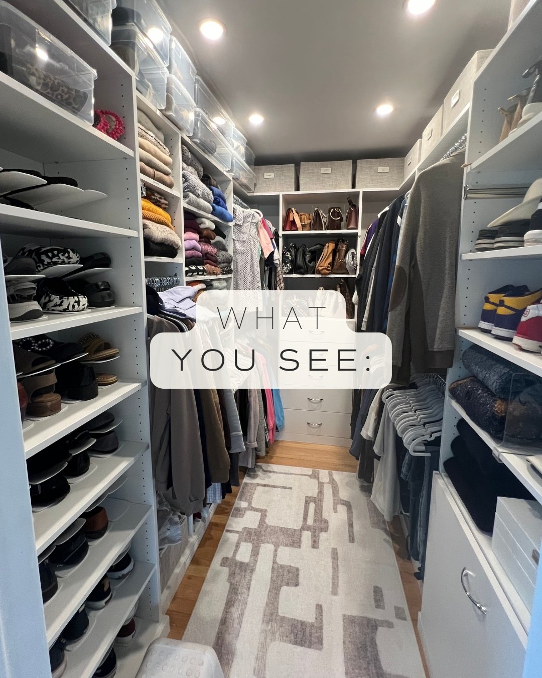 It&rsquo;s hard to see what goes into a home organization project by just looking at &ldquo;after&rdquo; photos.

So let&rsquo;s dissect this master closet project that we recently finished for a client&rsquo;s home. ⬇️

We started with a major purge