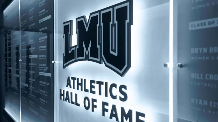 LMU Lions Gersten Pavilion Hall of Fame - monotone