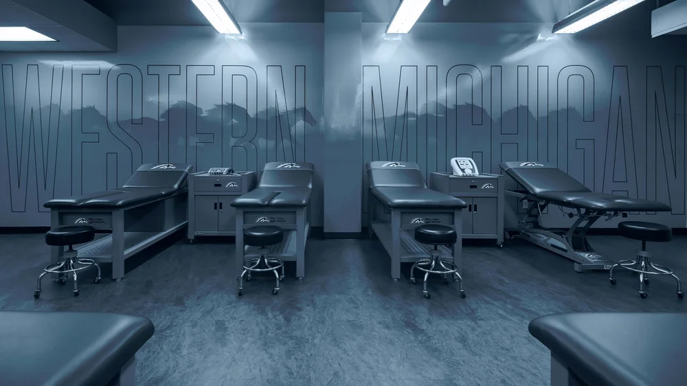 Western Michigan Broncos Athletic Training - monotone