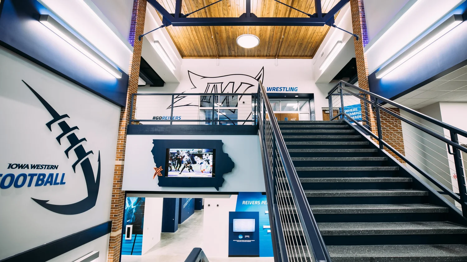 Iowa Western Reiver Athletic Performance Center — The Athletic Branding