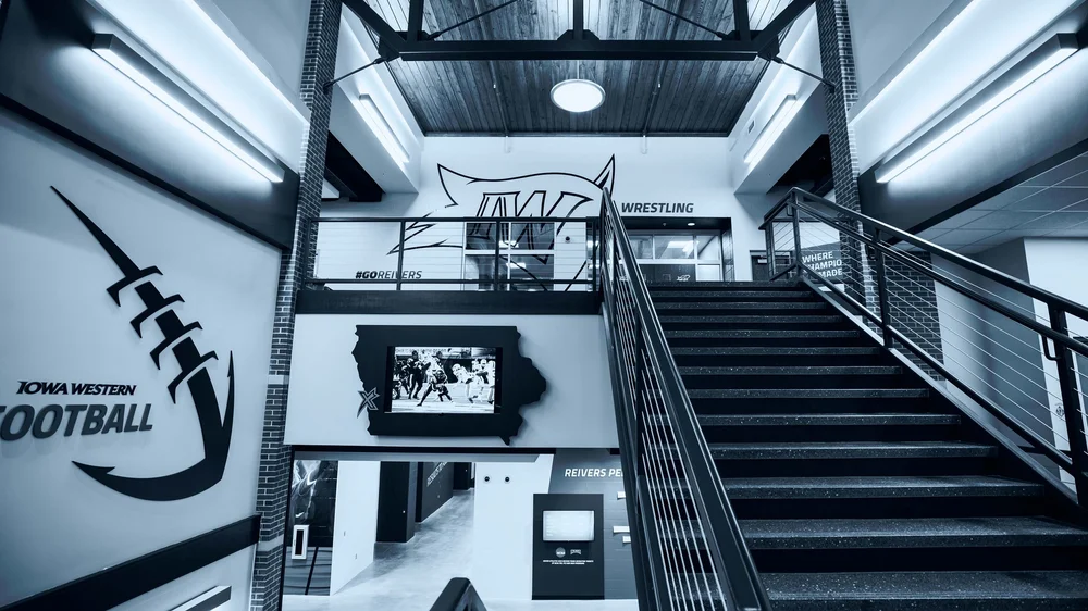 Iowa Western Reiver Athletic Performance Center - monotone